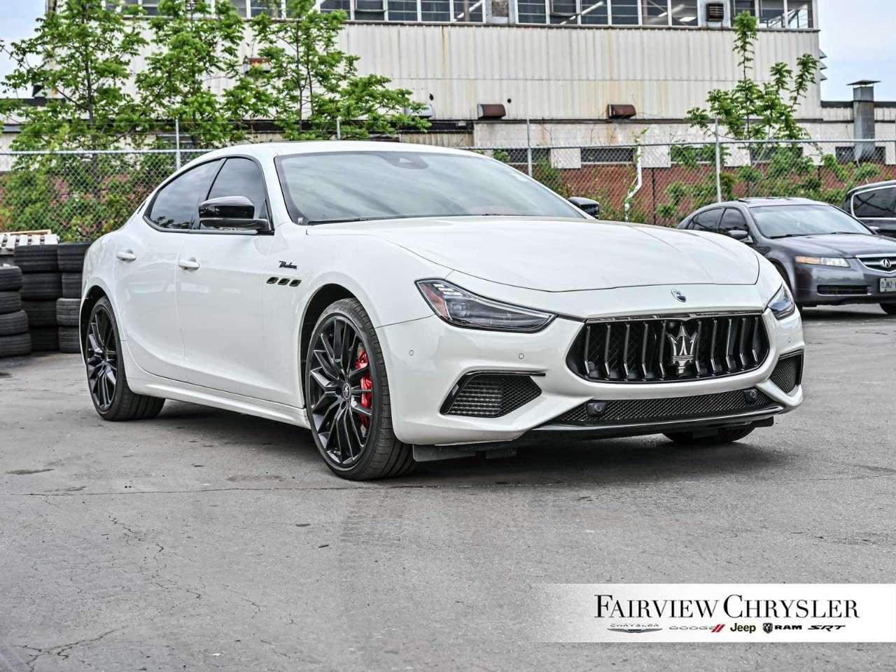 2023 Maserati Ghibli Modena Q4 AWD SUNROOF   RED LEATHER   SOFT CLOSE DOORS   INTERIOR CARBON   NERISSIMO PKG Photo