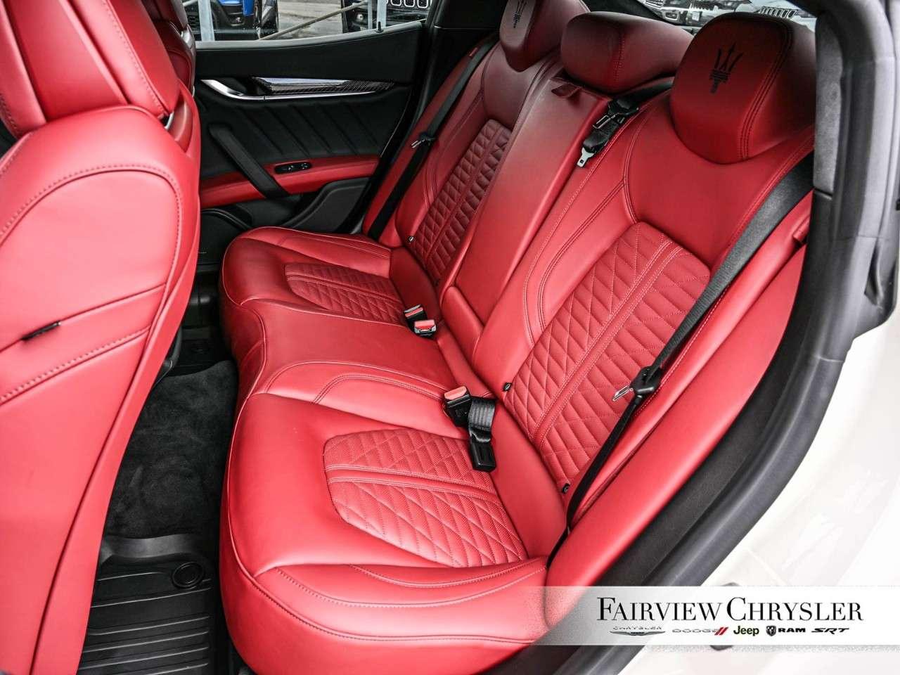 2023 Maserati Ghibli Modena Q4 AWD SUNROOF   RED LEATHER   SOFT CLOSE DOORS   INTERIOR CARBON   NERISSIMO PKG Photo