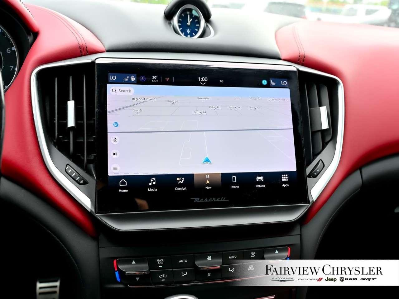 2023 Maserati Ghibli Modena Q4 AWD SUNROOF   RED LEATHER   SOFT CLOSE DOORS   INTERIOR CARBON   NERISSIMO PKG Photo
