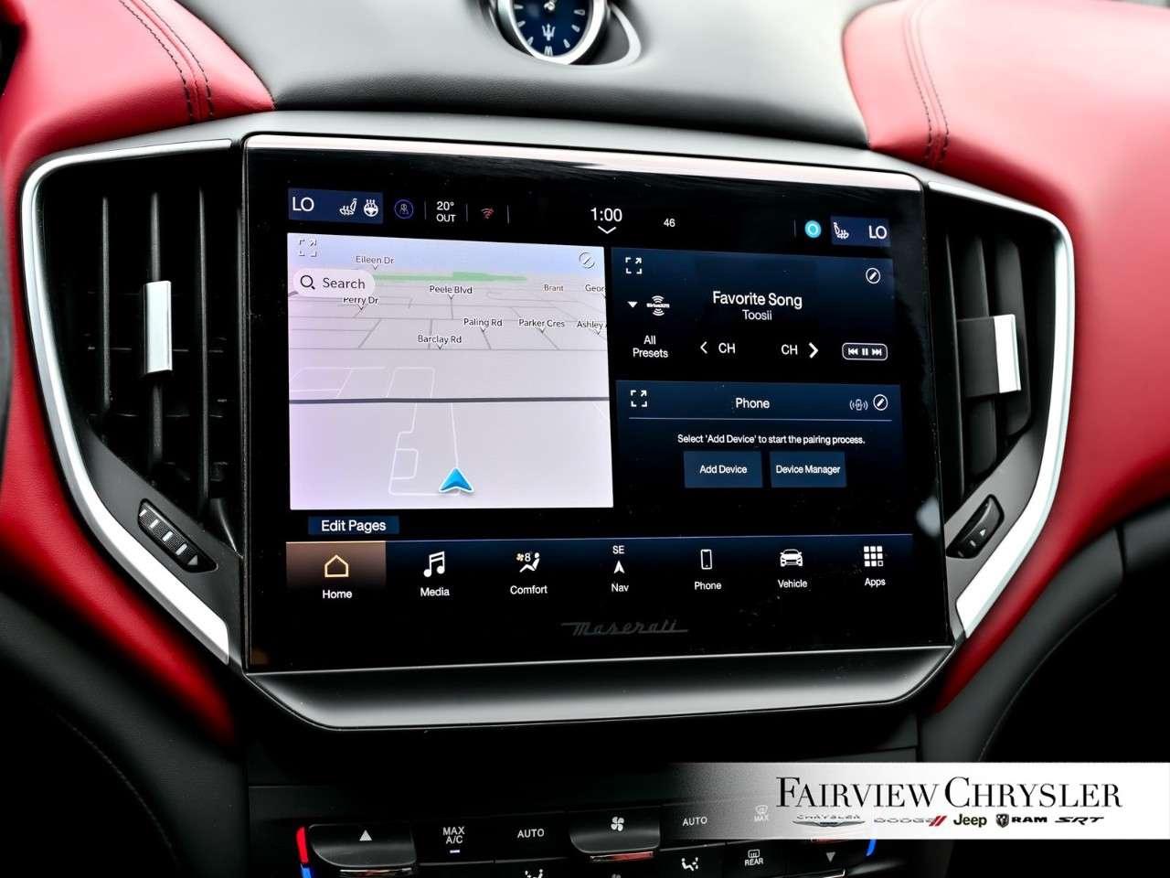 2023 Maserati Ghibli Modena Q4 AWD SUNROOF   RED LEATHER   SOFT CLOSE DOORS   INTERIOR CARBON   NERISSIMO PKG Photo