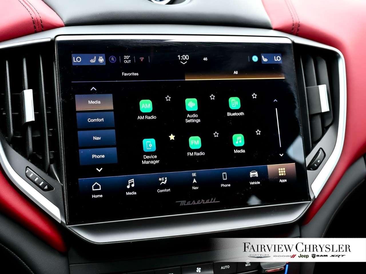2023 Maserati Ghibli Modena Q4 AWD SUNROOF   RED LEATHER   SOFT CLOSE DOORS   INTERIOR CARBON   NERISSIMO PKG Photo