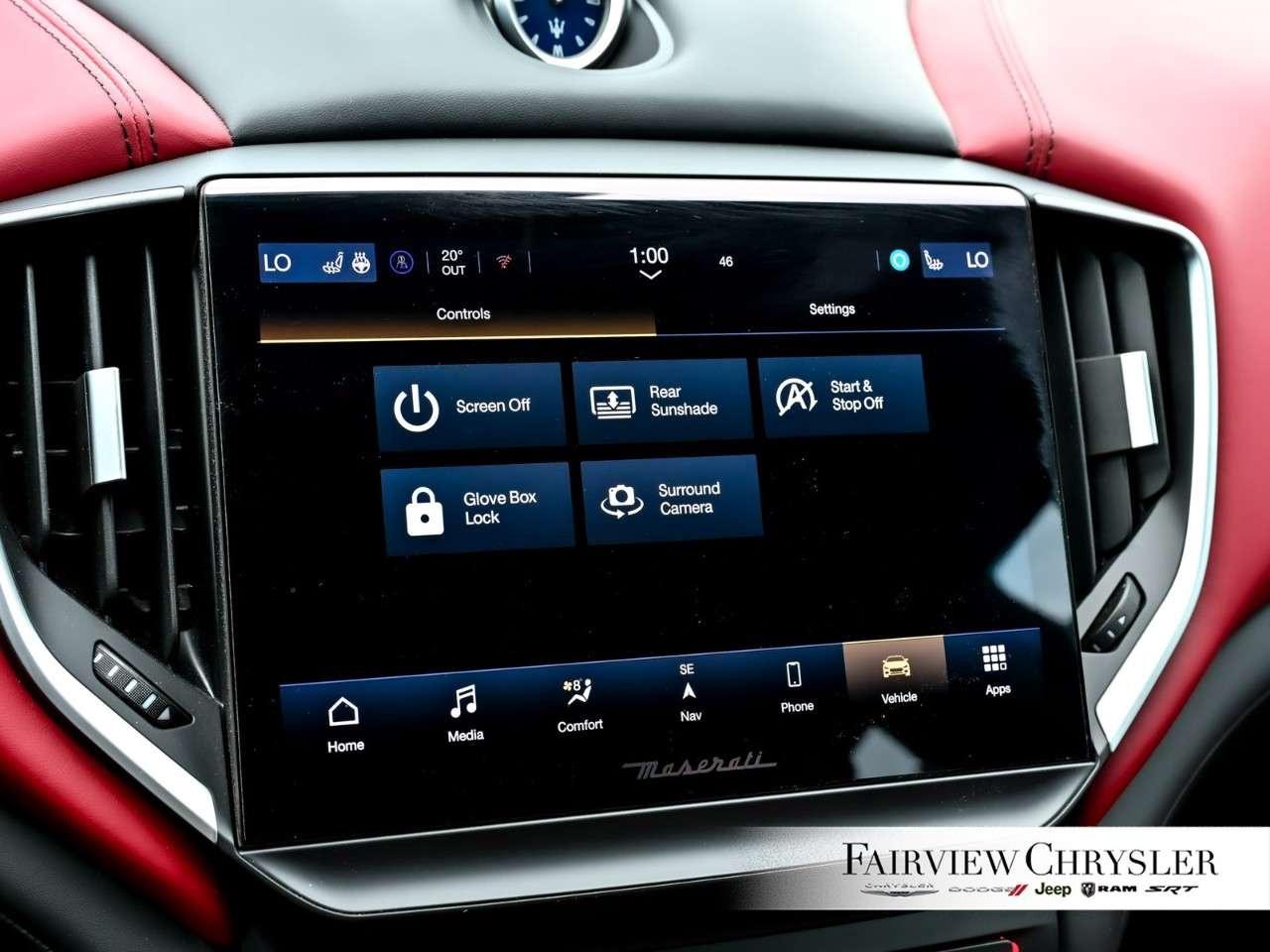 2023 Maserati Ghibli Modena Q4 AWD SUNROOF   RED LEATHER   SOFT CLOSE DOORS   INTERIOR CARBON   NERISSIMO PKG Photo