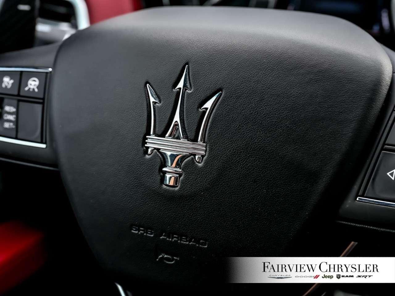 2023 Maserati Ghibli Modena Q4 AWD SUNROOF   RED LEATHER   SOFT CLOSE DOORS   INTERIOR CARBON   NERISSIMO PKG Photo