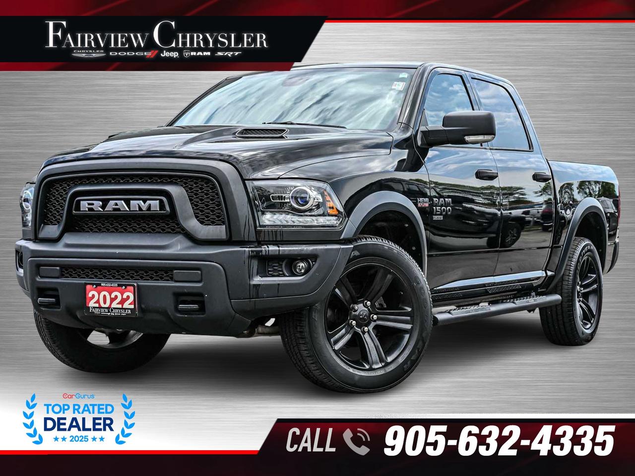 2022 RAM 1500 Classic SLT WARLOCK   REMOTE START   SPORT HOOD   CARPLAY Photo0