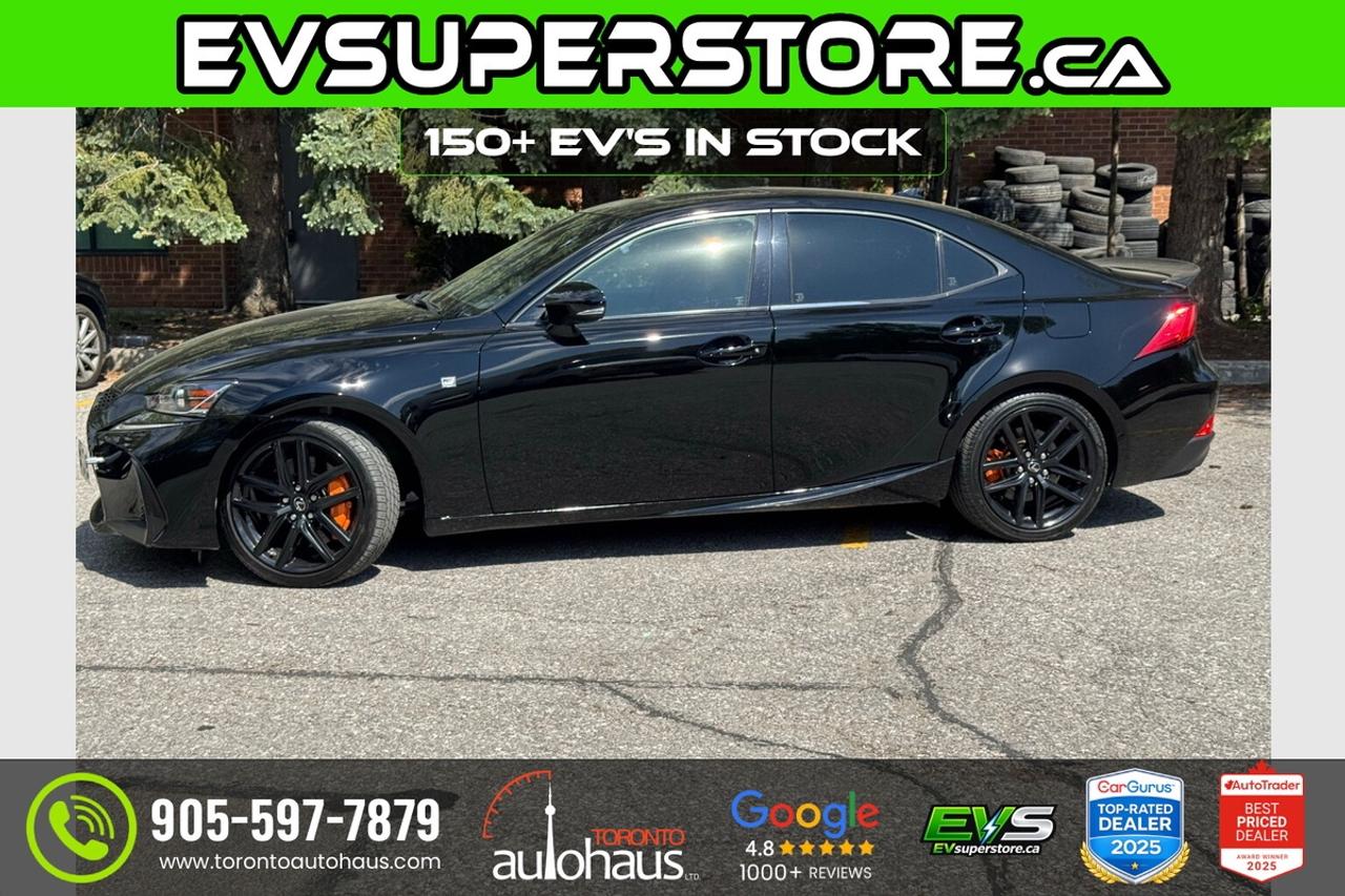 2017 Lexus IS 300/F-SPORT 2/CLEAN CARFAX/RED INT Photo2