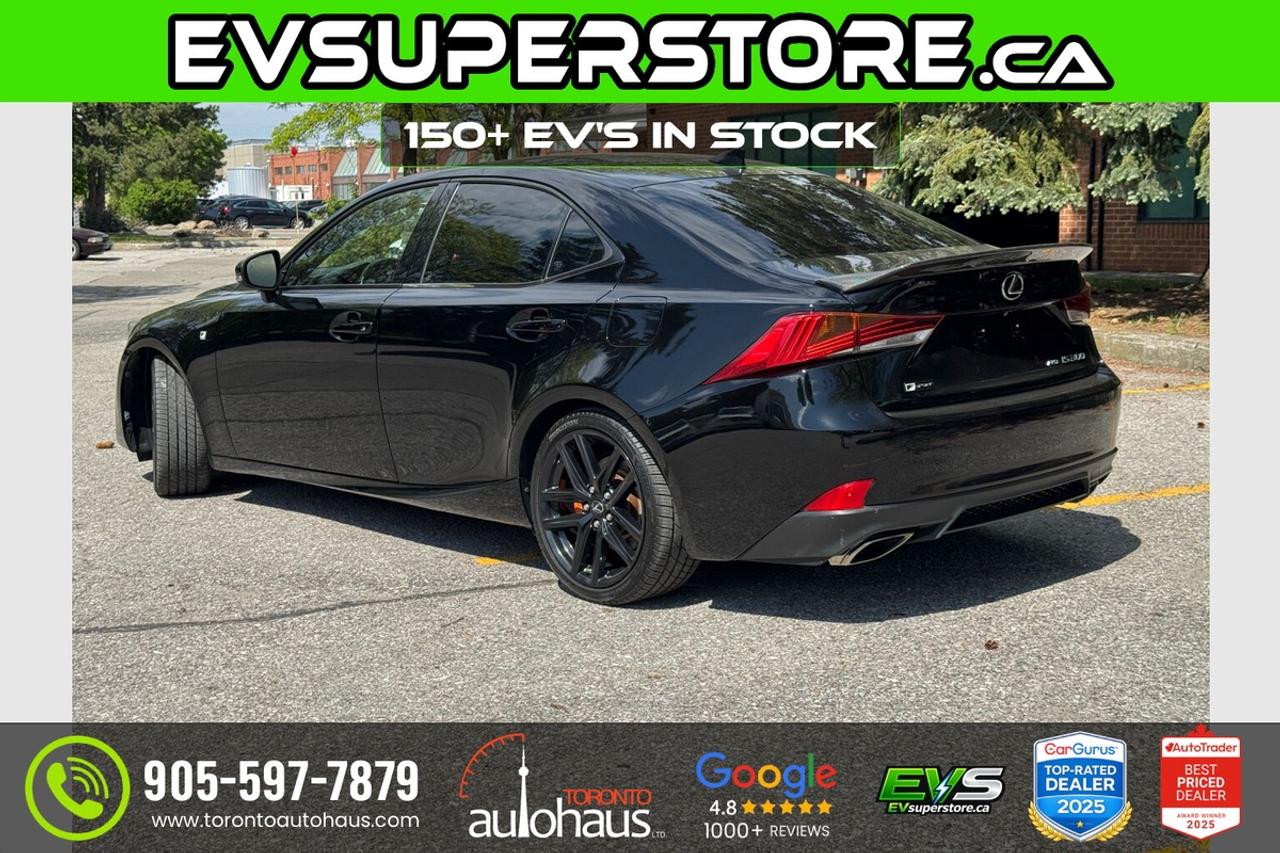 2017 Lexus IS 300/F-SPORT 2/CLEAN CARFAX/RED INT Photo3