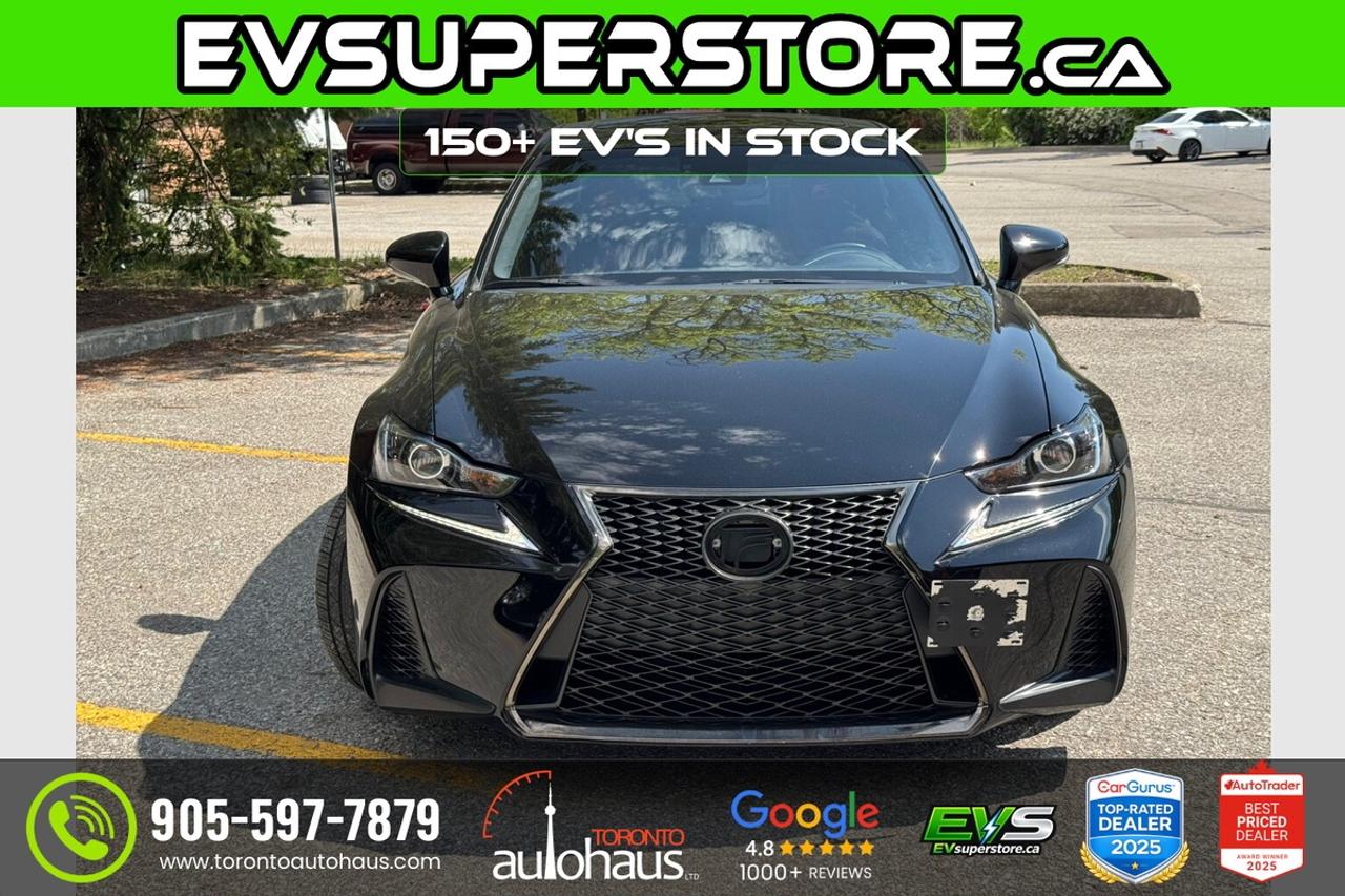2017 Lexus IS 300/F-SPORT 2/CLEAN CARFAX/RED INT Photo