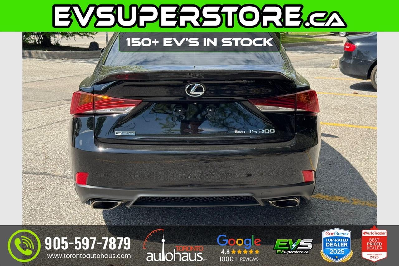 2017 Lexus IS 300/F-SPORT 2/CLEAN CARFAX/RED INT Photo