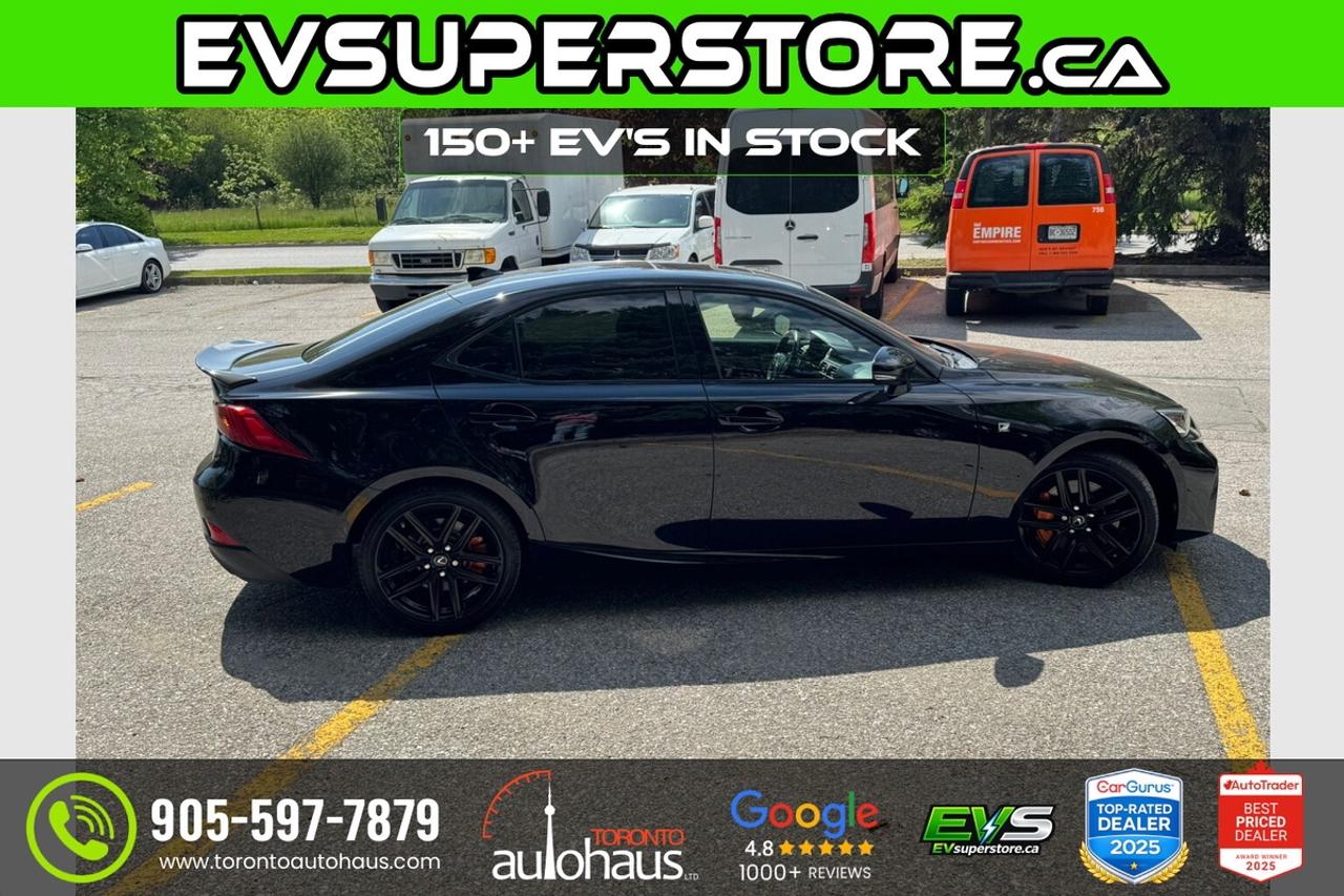 2017 Lexus IS 300/F-SPORT 2/CLEAN CARFAX/RED INT Photo