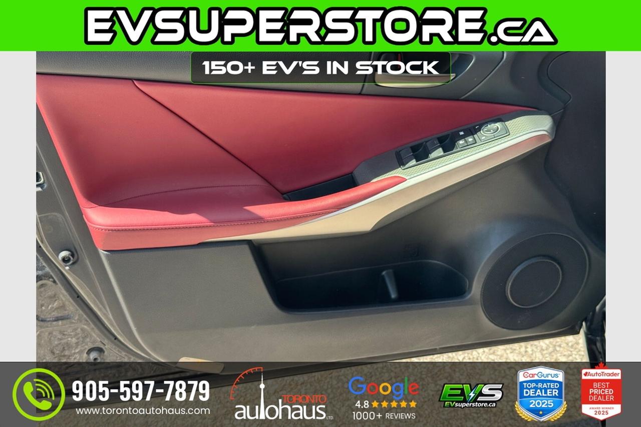 2017 Lexus IS 300/F-SPORT 2/CLEAN CARFAX/RED INT Photo