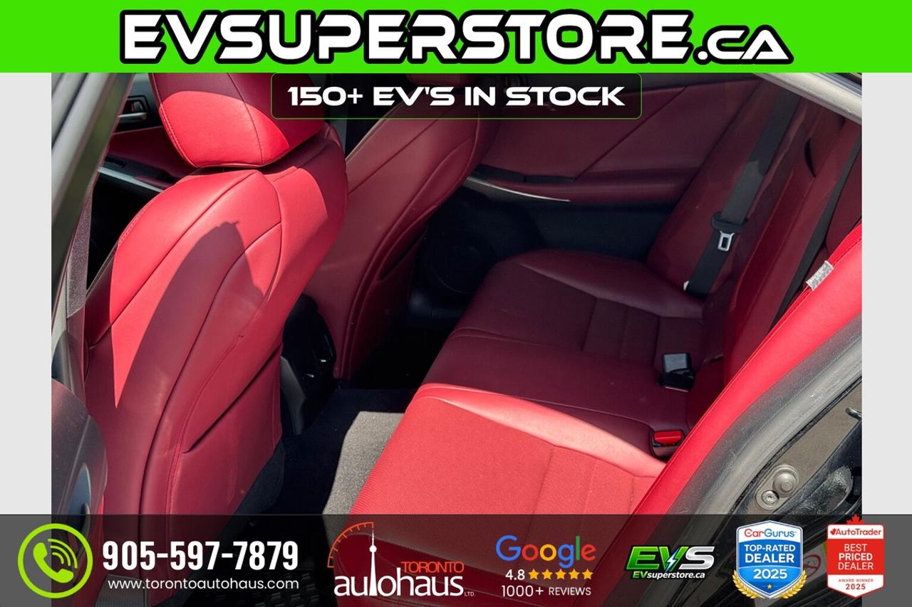 2017 Lexus IS 300/F-SPORT 2/CLEAN CARFAX/RED INT Photo