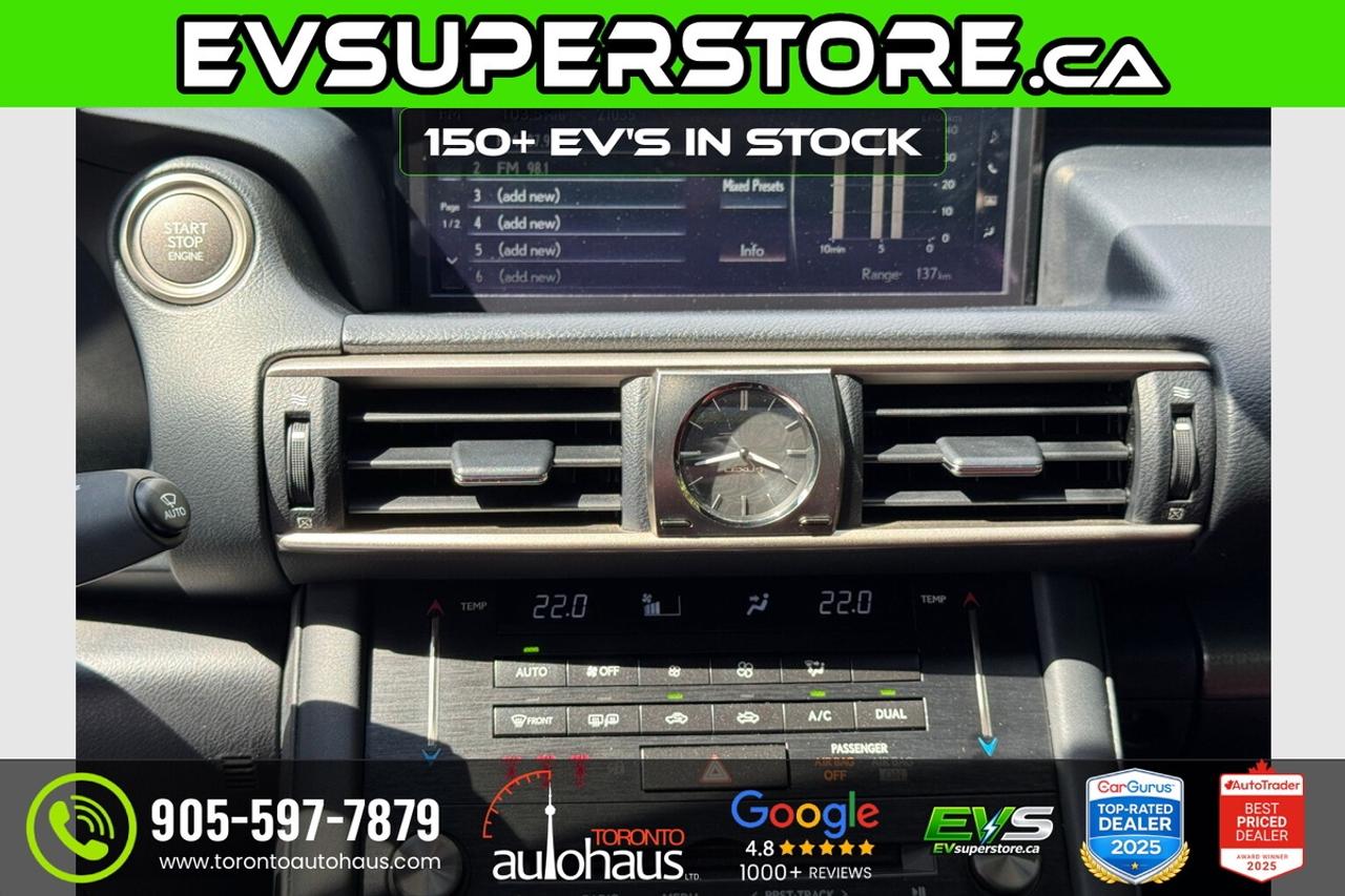 2017 Lexus IS 300/F-SPORT 2/CLEAN CARFAX/RED INT Photo