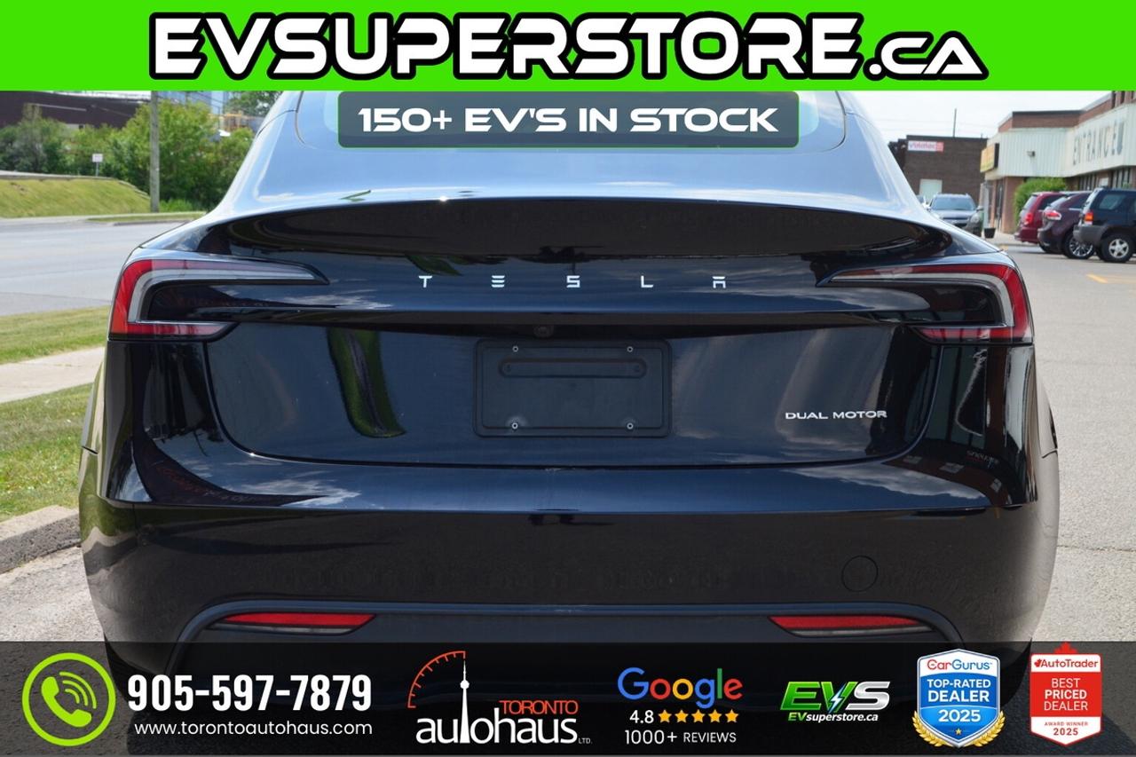 2025 Tesla Model 3 LR AWD White Interior I EVSUPERSTORE.CA Photo