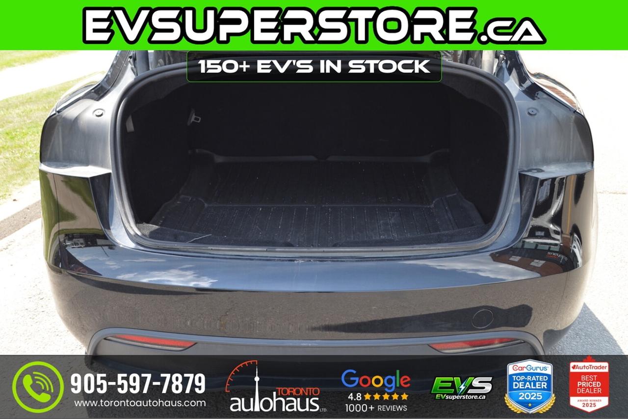 2025 Tesla Model 3 LR AWD White Interior I EVSUPERSTORE.CA Photo
