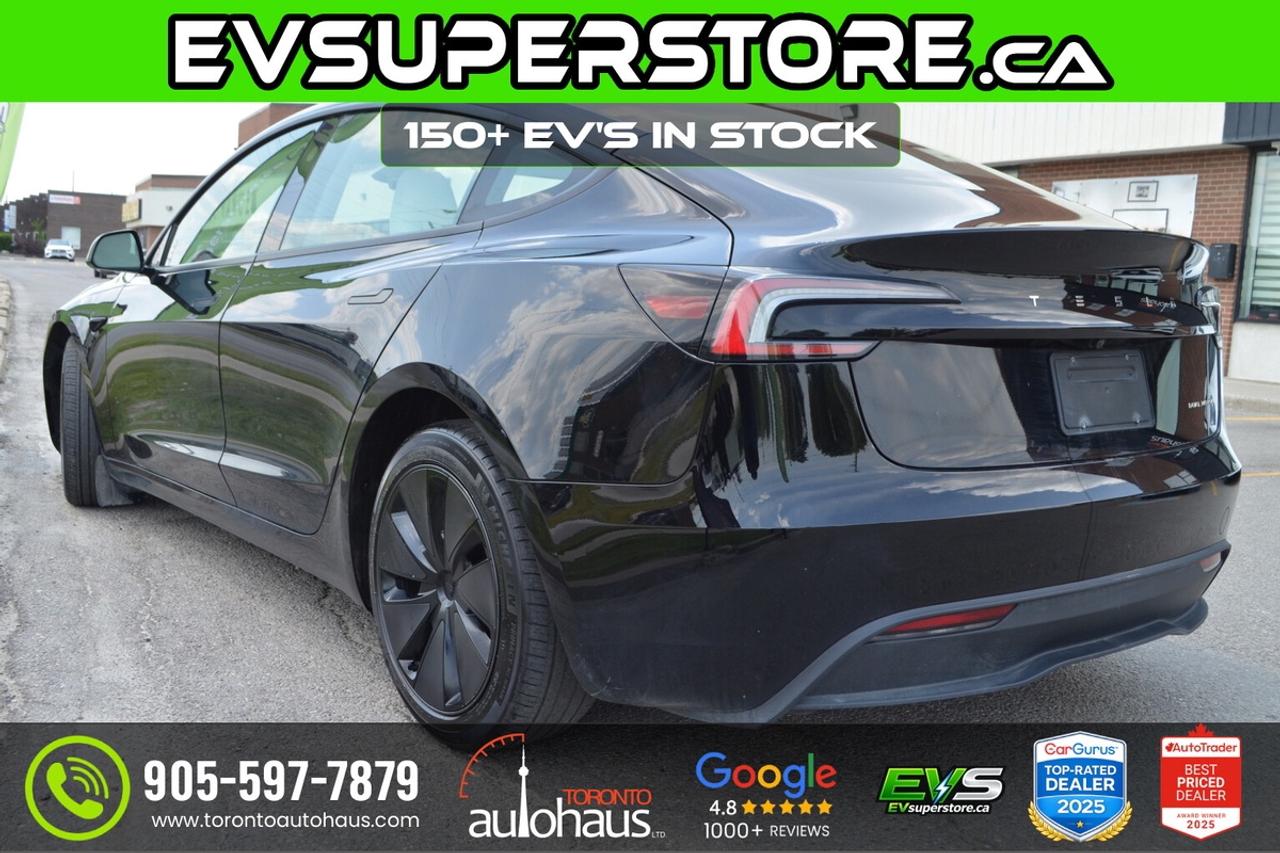 2025 Tesla Model 3 LR AWD White Interior I EVSUPERSTORE.CA Photo
