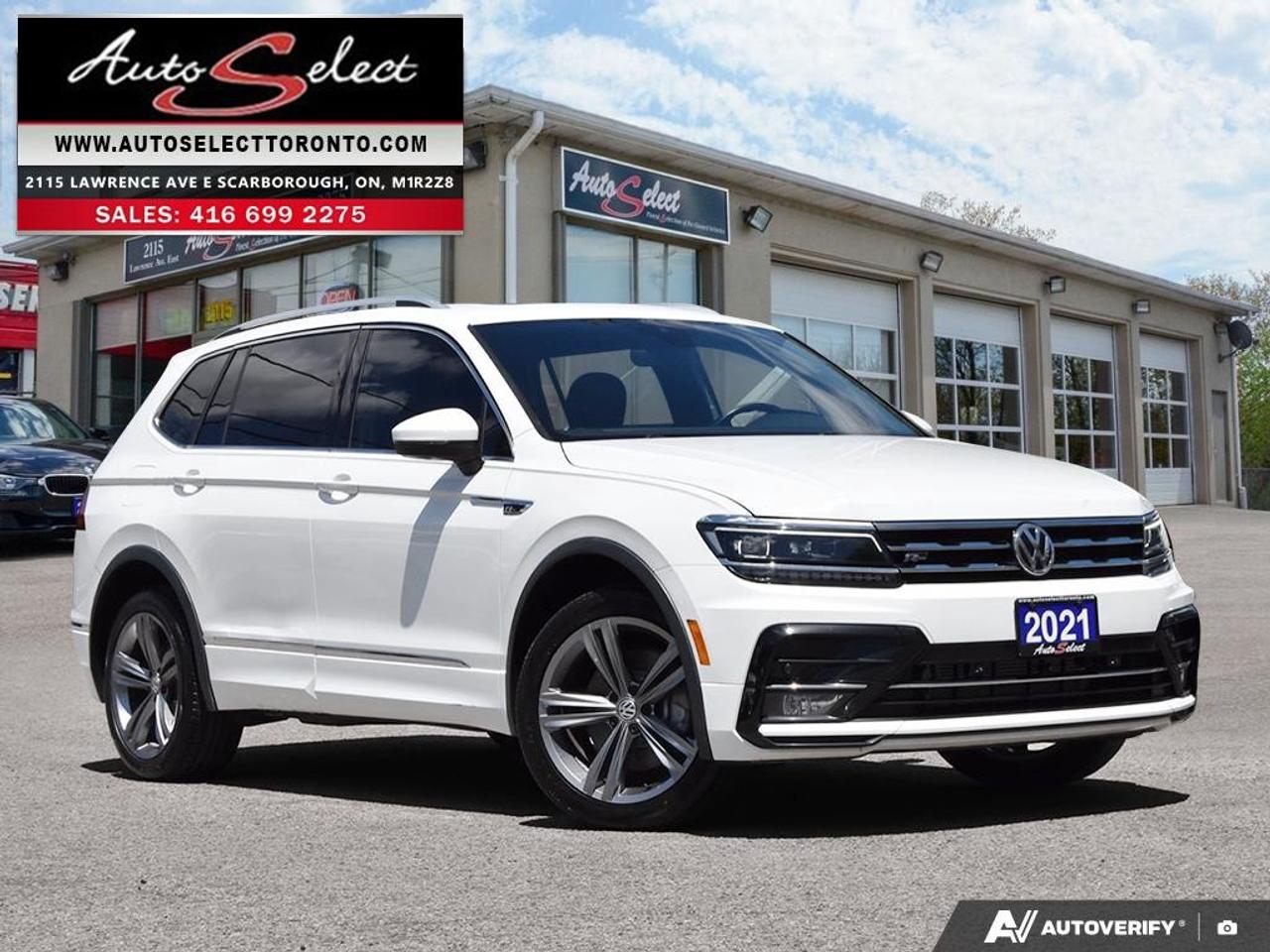 2021 Volkswagen Tiguan Highline R-Line 4Motion - Apple Carplay - Clean Carfax - Panoramic Photo