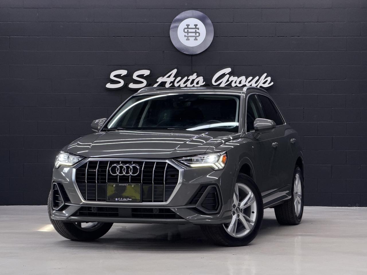 2020 Audi Q3 S-LINE|BACKUP|BSM|LDW|CARPLAY|PANO| Photo0