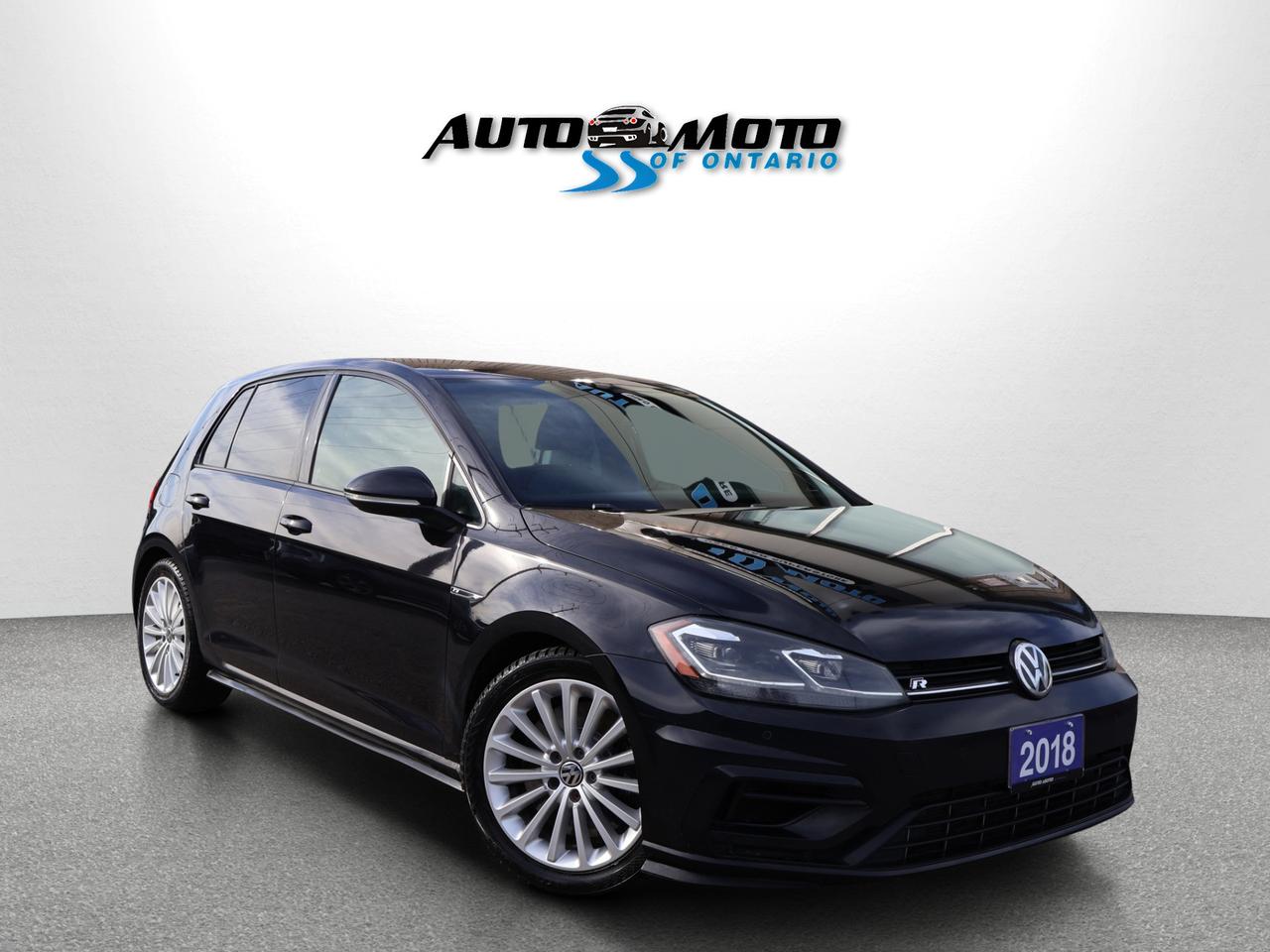 2018 Volkswagen Golf R PREMIUM 6 SPD/SHFT CERTIFIED *ACCIDENT FREE* CAMERA NAV BLUETOOTH LEATHER HEATED SEATS CRUISE ALLOYS Photo