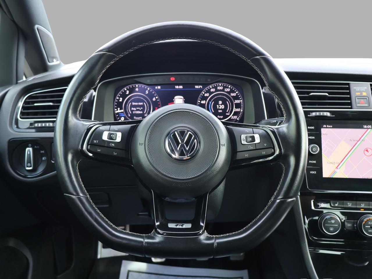 2018 Volkswagen Golf R PREMIUM 6 SPD/SHFT CERTIFIED *ACCIDENT FREE* CAMERA NAV BLUETOOTH LEATHER HEATED SEATS CRUISE ALLOYS Photo