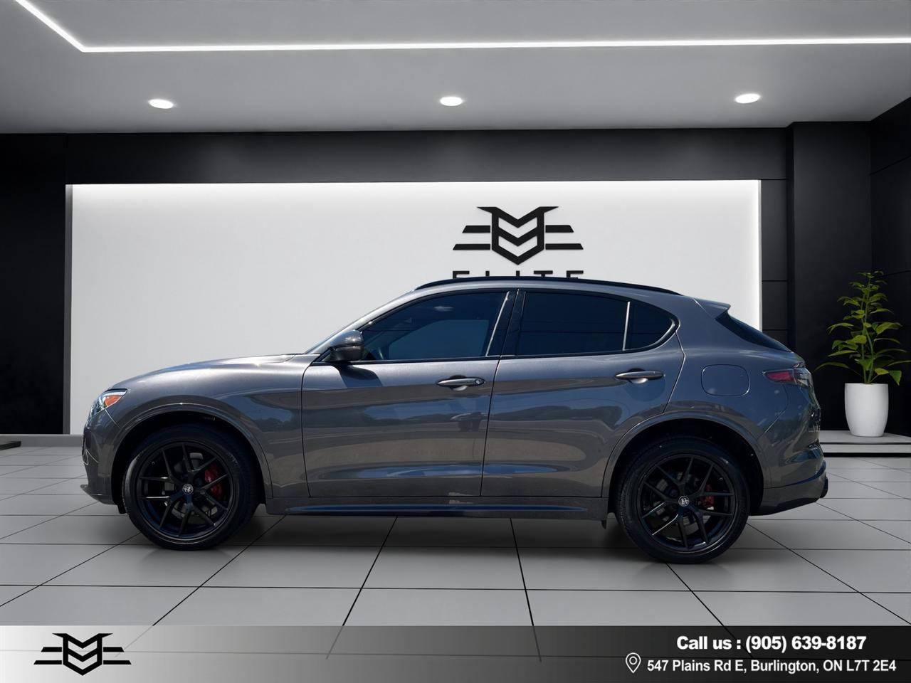 2021 Alfa Romeo Stelvio TI SPORT - AWD - One Owner - Navi - Leather !! Photo