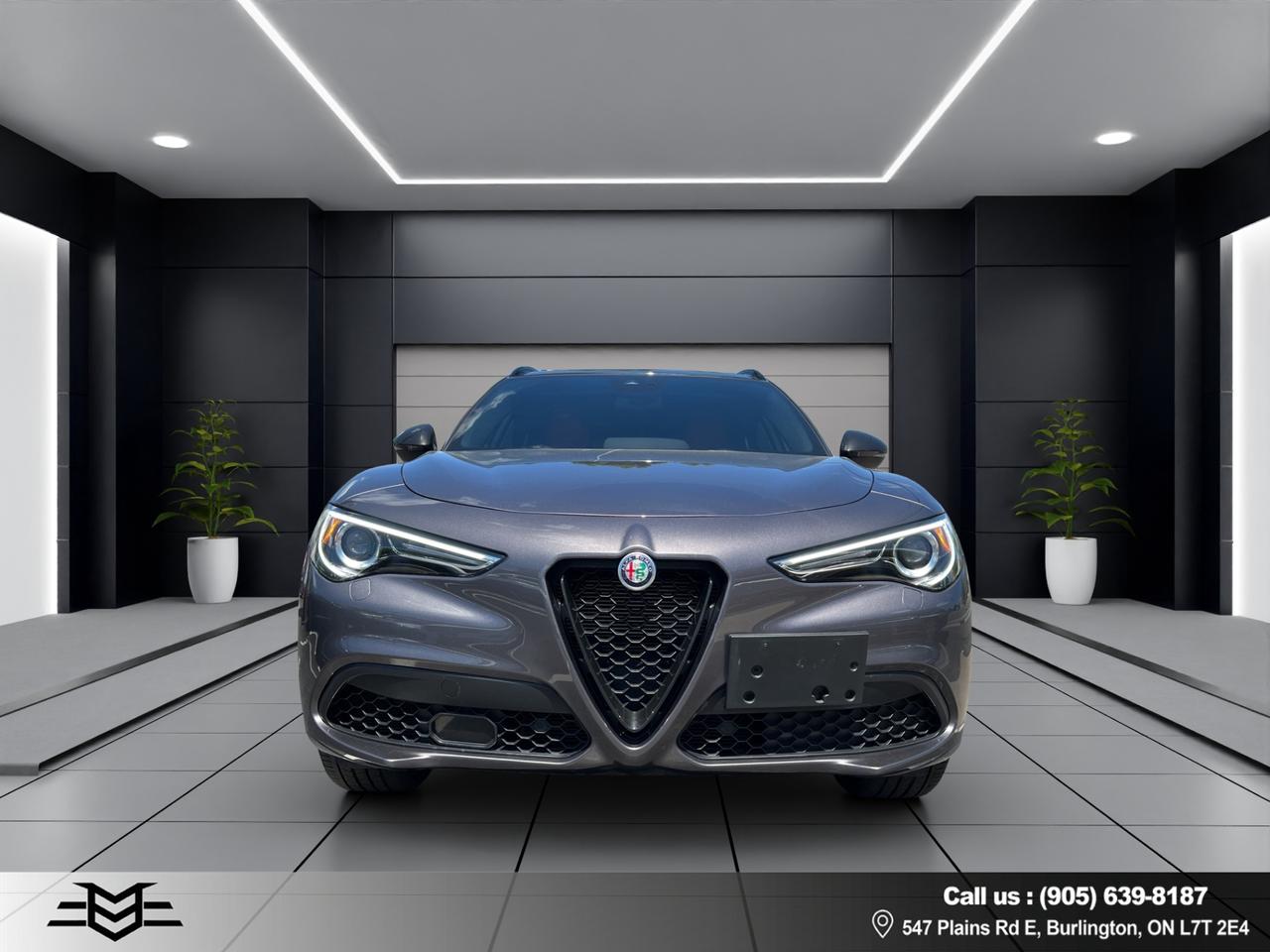 2021 Alfa Romeo Stelvio TI SPORT - AWD - One Owner - Navi - Leather !! Photo2
