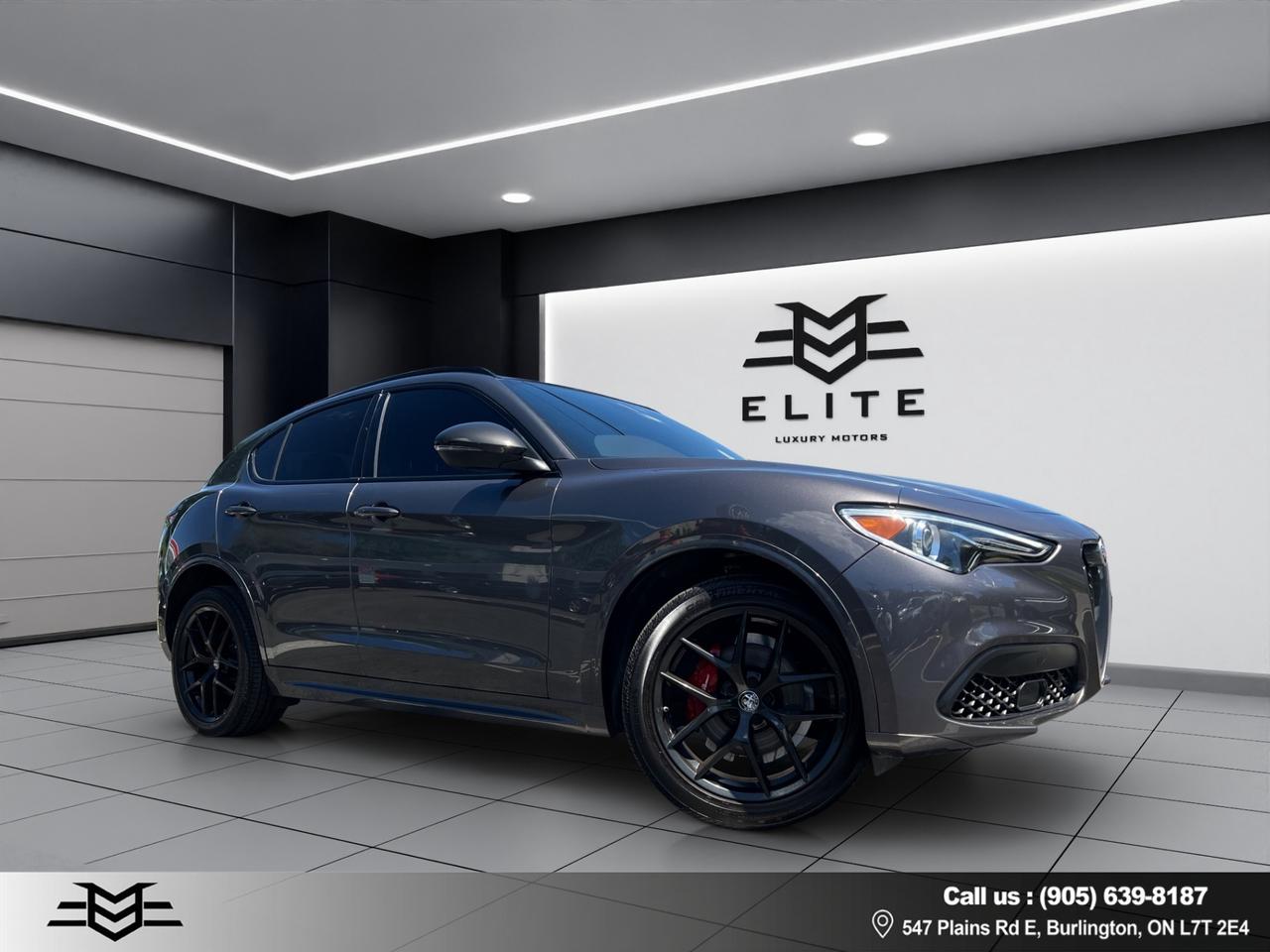 2021 Alfa Romeo Stelvio TI SPORT - AWD - One Owner - Navi - Leather !! Photo0