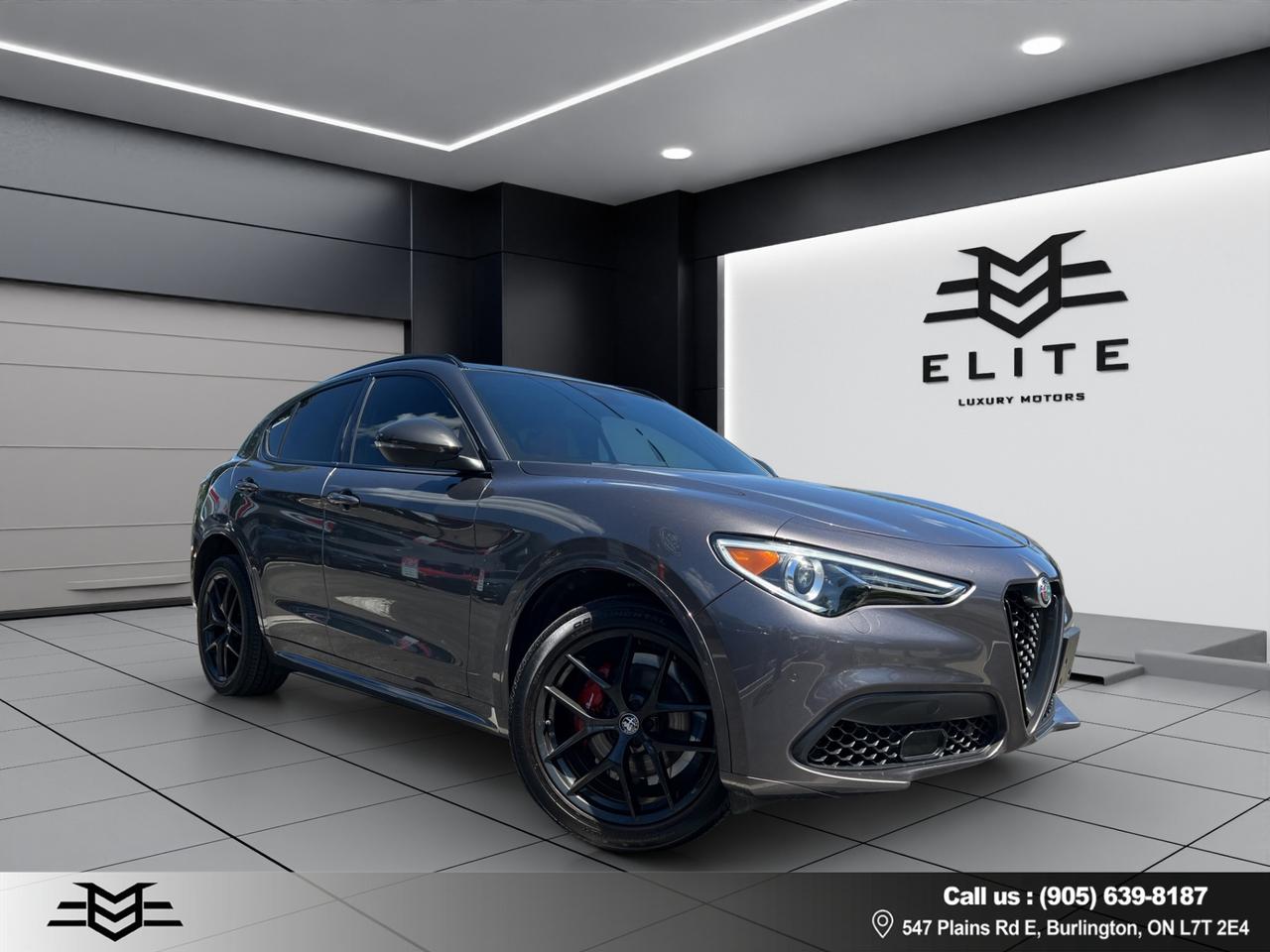 2021 Alfa Romeo Stelvio TI SPORT - AWD - One Owner - Navi - Leather !! Photo