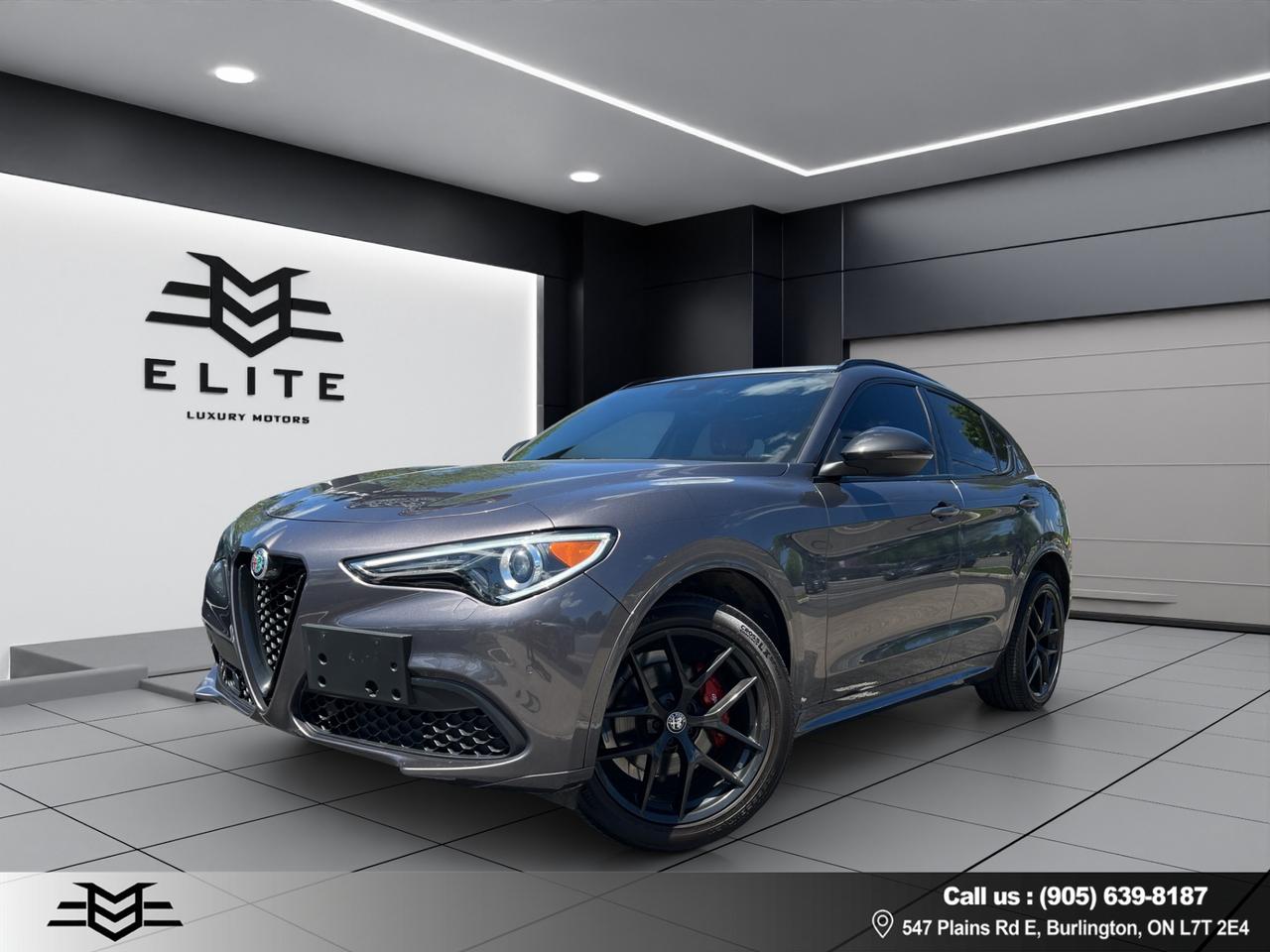 2021 Alfa Romeo Stelvio TI SPORT - AWD - One Owner - Navi - Leather !! Photo3