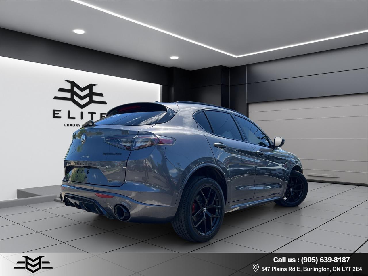 2021 Alfa Romeo Stelvio TI SPORT - AWD - One Owner - Navi - Leather !! Photo