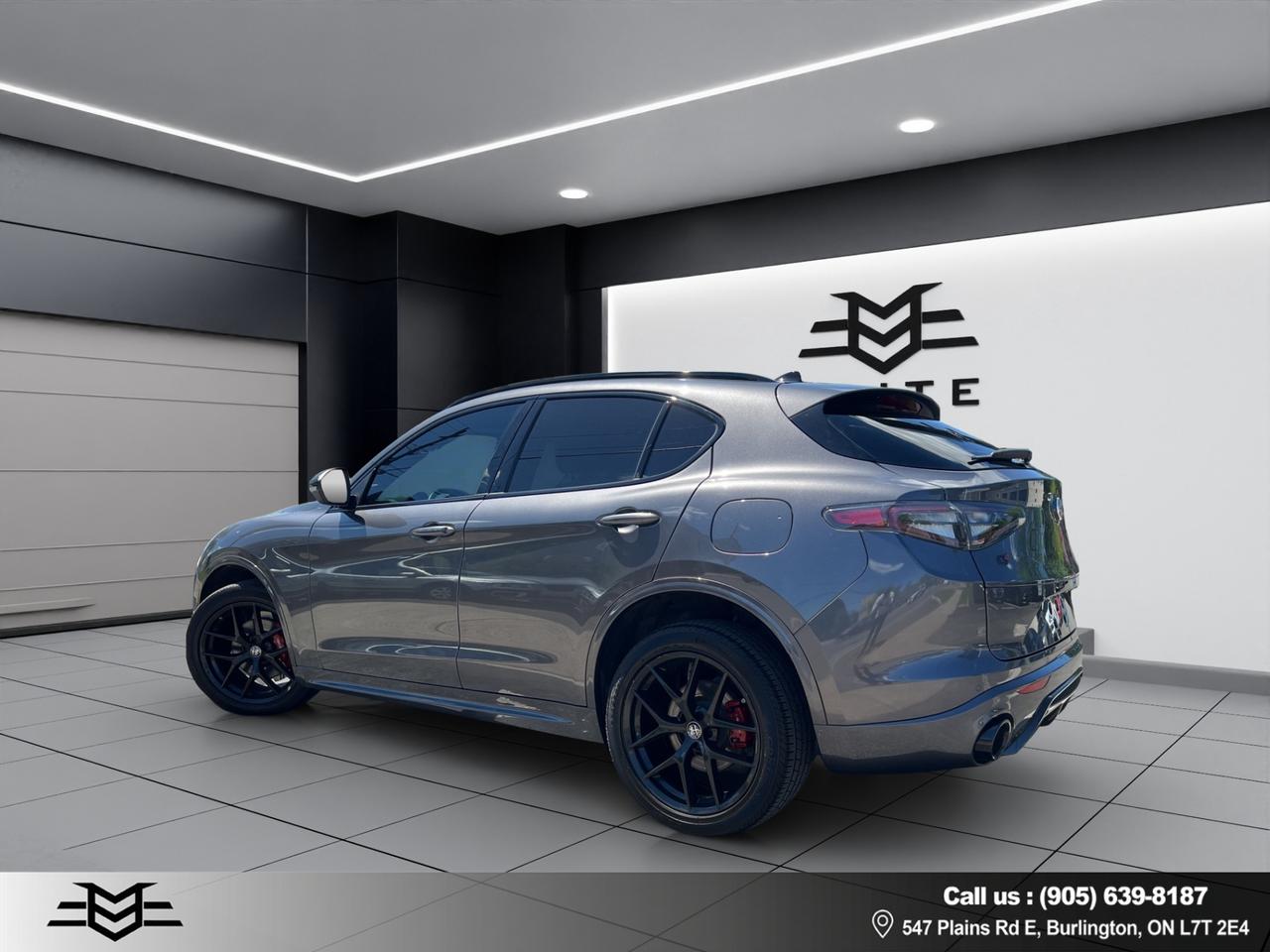 2021 Alfa Romeo Stelvio TI SPORT - AWD - One Owner - Navi - Leather !! Photo