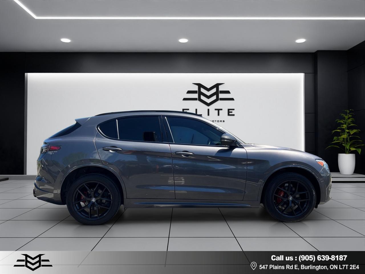 2021 Alfa Romeo Stelvio TI SPORT - AWD - One Owner - Navi - Leather !! Photo