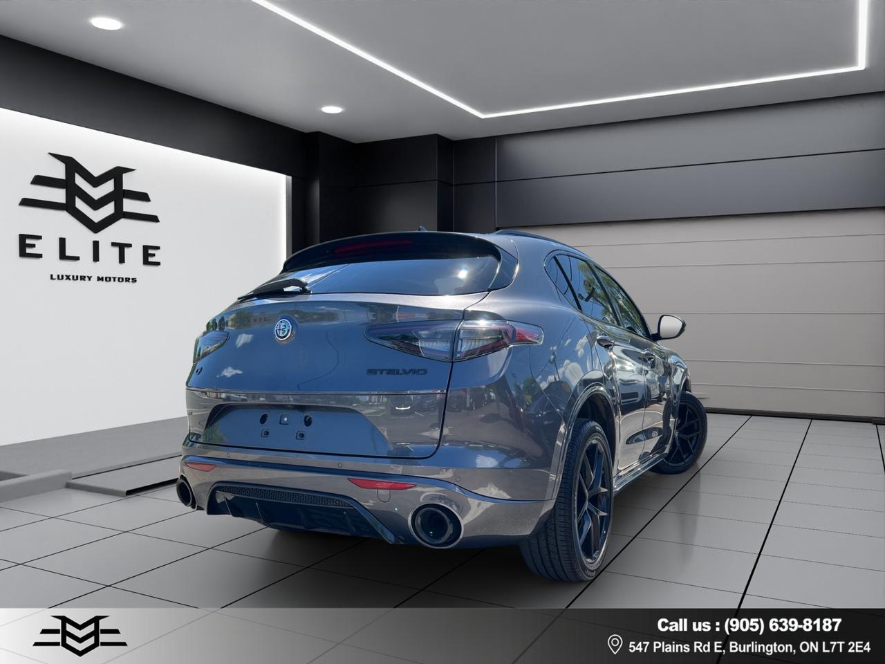 2021 Alfa Romeo Stelvio TI SPORT - AWD - One Owner - Navi - Leather !! Photo