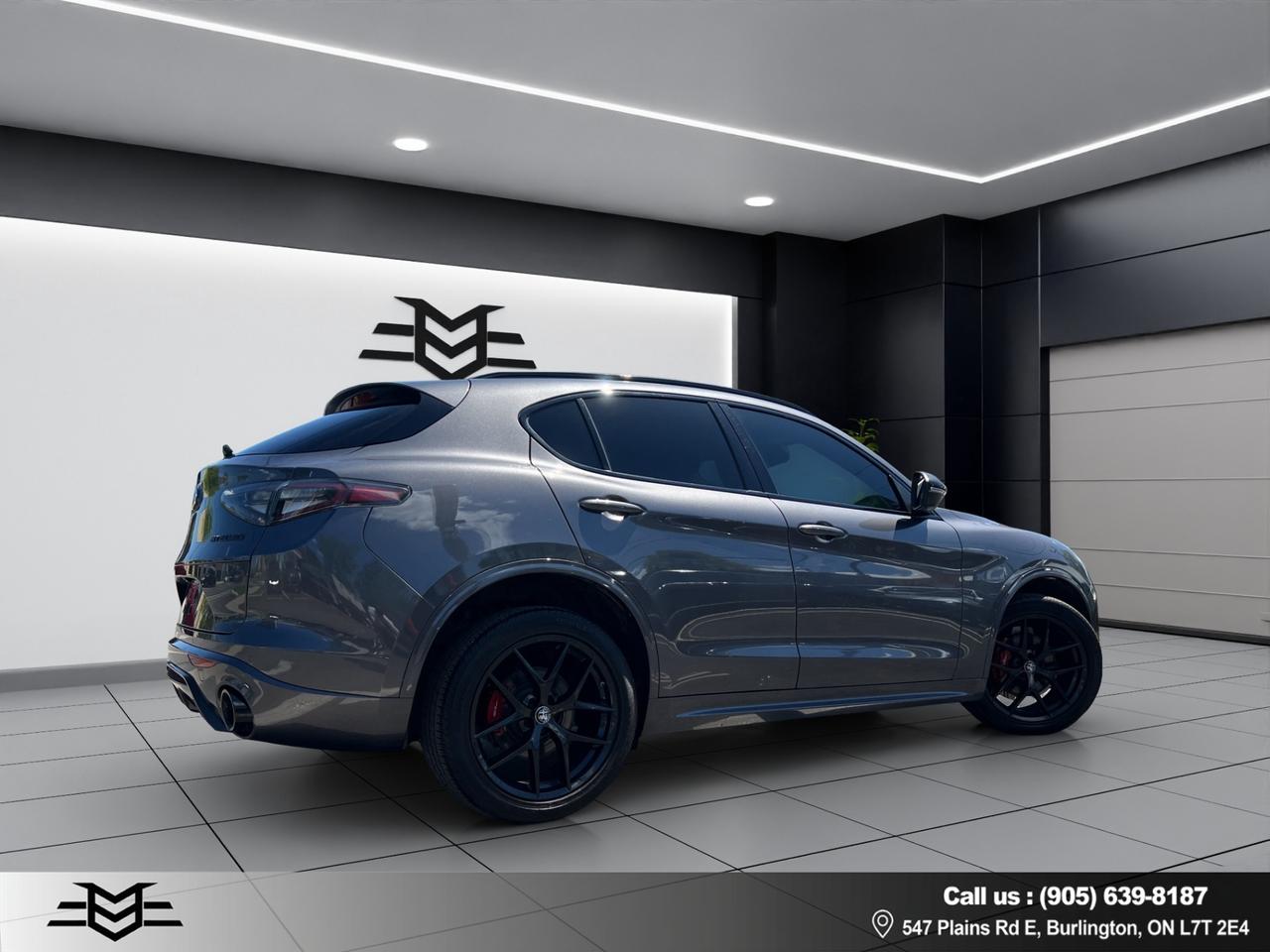 2021 Alfa Romeo Stelvio TI SPORT - AWD - One Owner - Navi - Leather !! Photo
