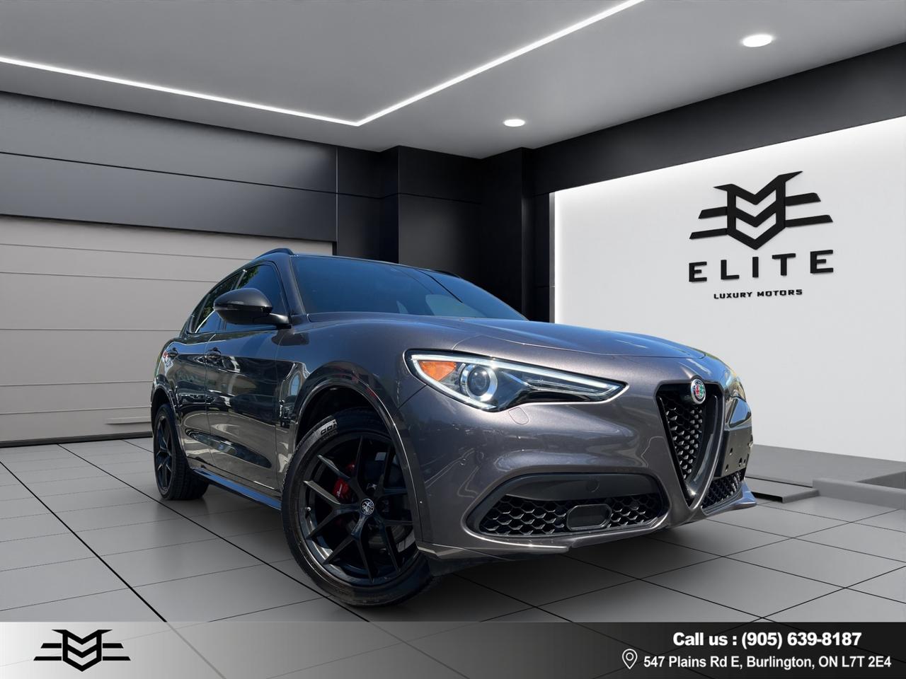 2021 Alfa Romeo Stelvio TI SPORT - AWD - One Owner - Navi - Leather !! Photo