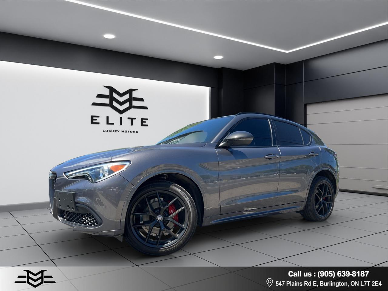 2021 Alfa Romeo Stelvio TI SPORT - AWD - One Owner - Navi - Leather !! Photo
