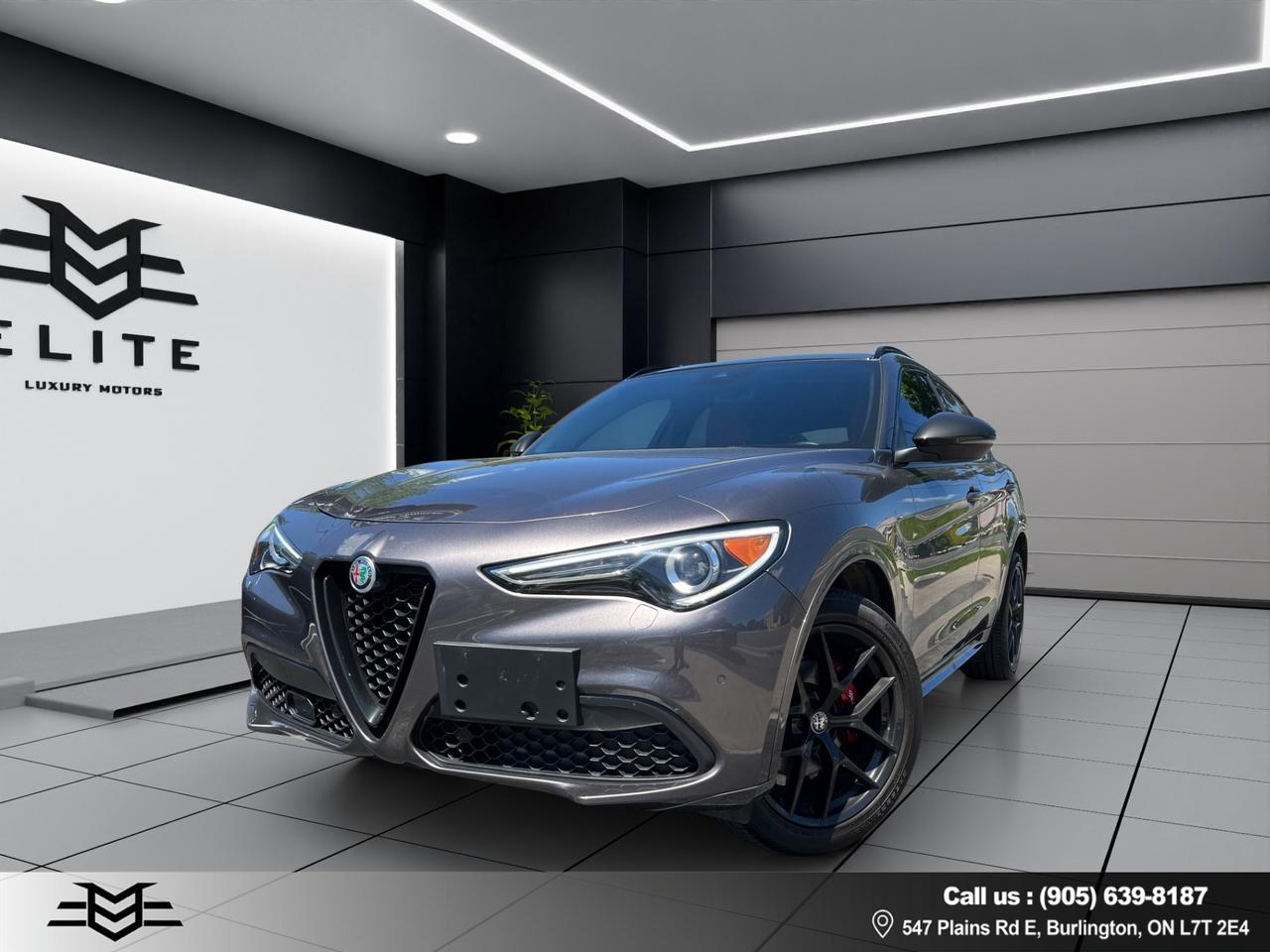 2021 Alfa Romeo Stelvio TI SPORT - AWD - One Owner - Navi - Leather !! Photo