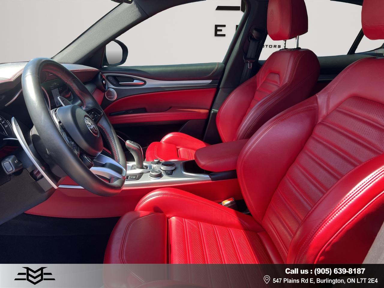 2021 Alfa Romeo Stelvio TI SPORT - AWD - One Owner - Navi - Leather !! Photo
