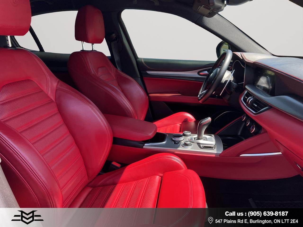 2021 Alfa Romeo Stelvio TI SPORT - AWD - One Owner - Navi - Leather !! Photo