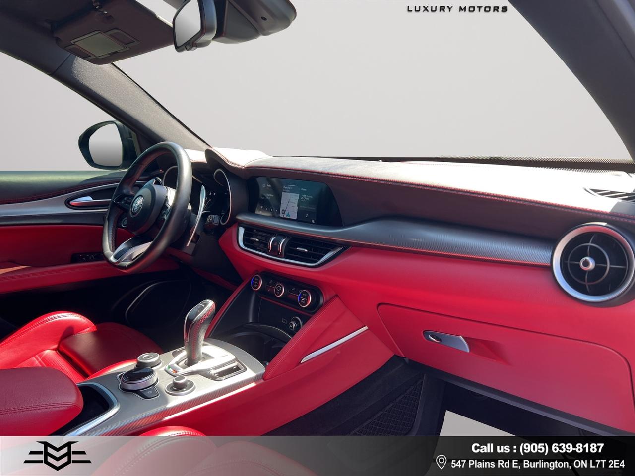 2021 Alfa Romeo Stelvio TI SPORT - AWD - One Owner - Navi - Leather !! Photo