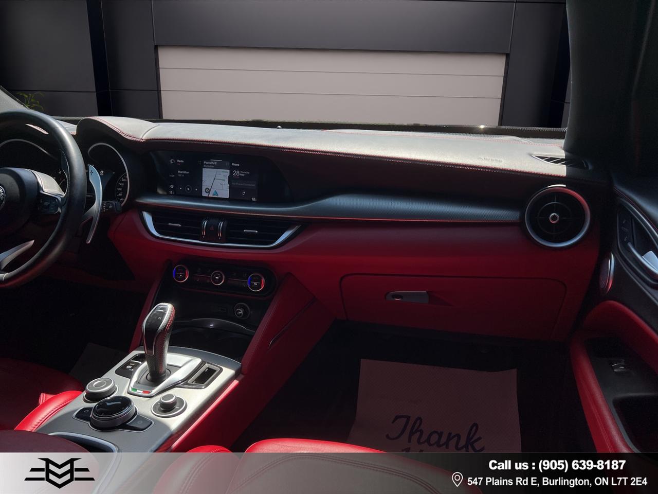 2021 Alfa Romeo Stelvio TI SPORT - AWD - One Owner - Navi - Leather !! Photo