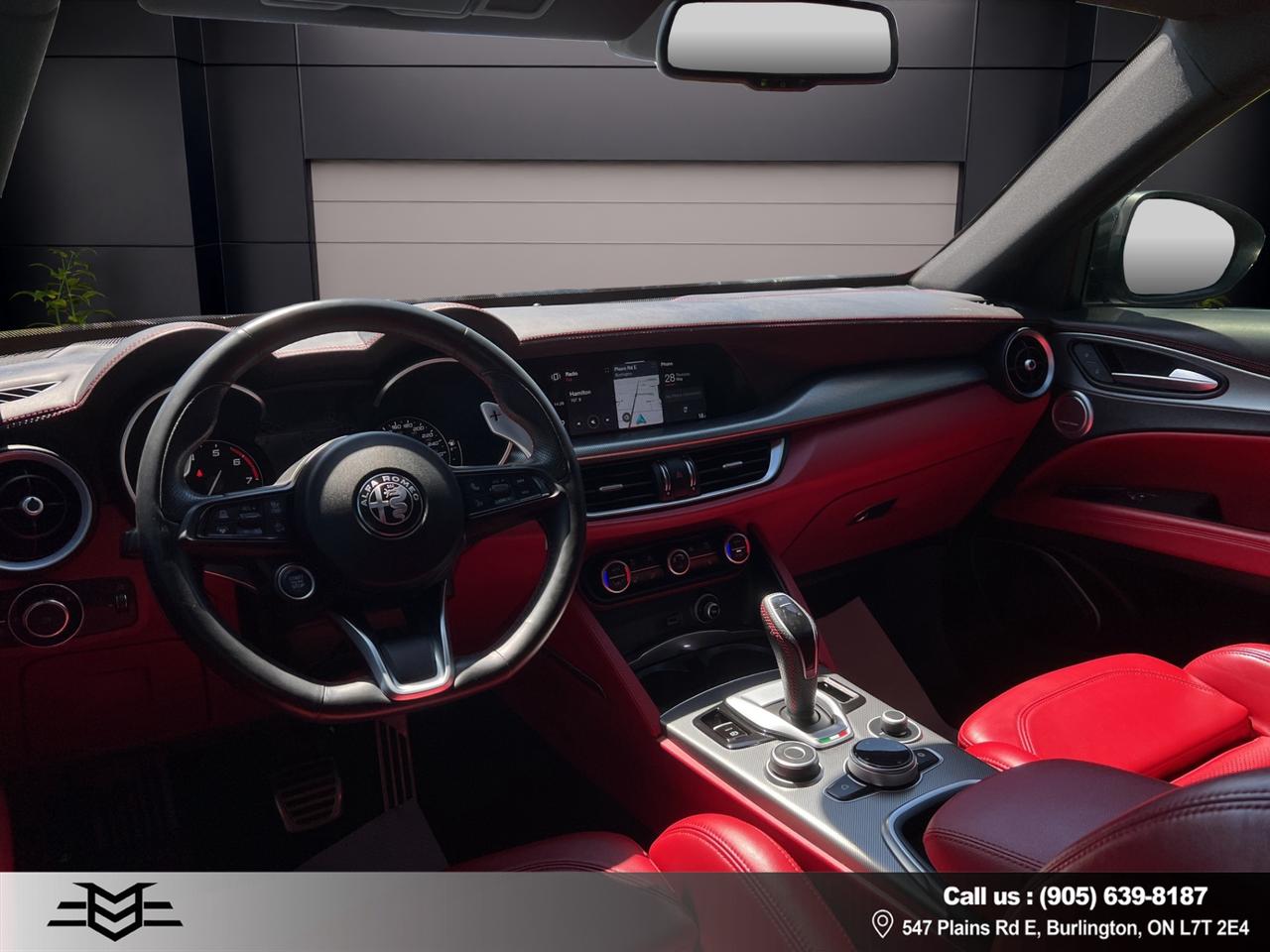 2021 Alfa Romeo Stelvio TI SPORT - AWD - One Owner - Navi - Leather !! Photo