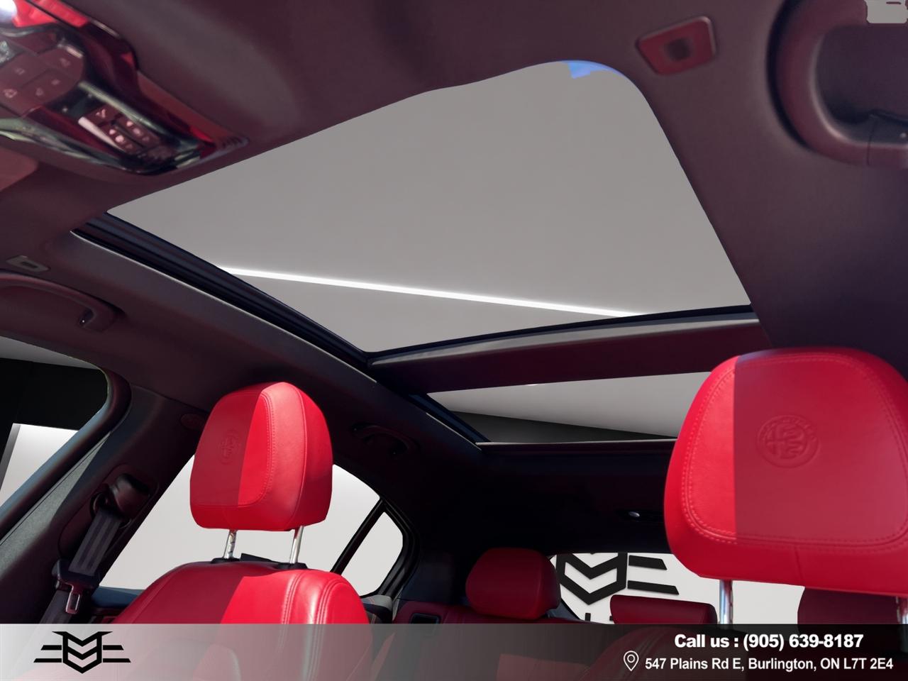 2021 Alfa Romeo Stelvio TI SPORT - AWD - One Owner - Navi - Leather !! Photo