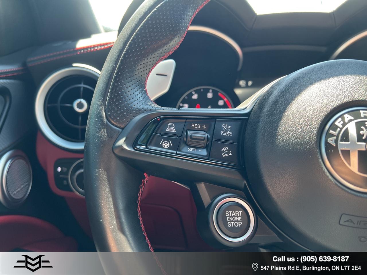 2021 Alfa Romeo Stelvio TI SPORT - AWD - One Owner - Navi - Leather !! Photo