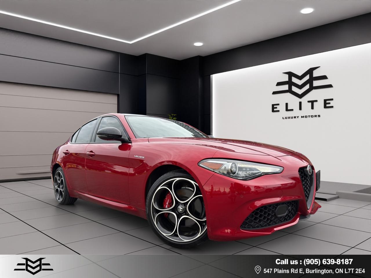 Used 2022 Alfa Romeo Giulia VELOCE AWD - Blind Spot Monitor - Navigation !!! for sale in Burlington, ON