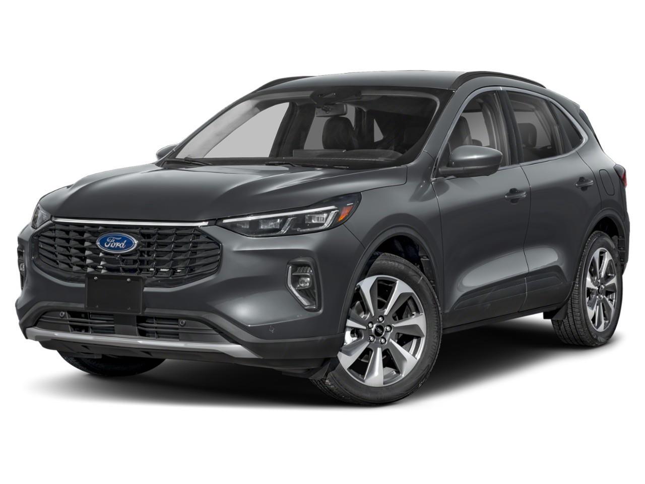 <p>Get ready to take on the road with the 2024 Ford Escape Platinum AWD, draped in a sophisticated Carbonized Grey Metallic shade. Whether navigating city streets or exploring scenic routes, enjoy the confidence and control provided by its all-wheel-drive system and automatic transmission.</p> <p>This SUV's exterior portrays a stylish command with its alloy wheels and sleek body design. Slip inside to discover a refined black leather interior designed for comfort and luxury. With heated front seats and a heated steering wheel, you'll ride through Canada's varying climates with ease.</p> <p>Stay connected and safe with cutting-edge technology, including a navigation system, lane assist, and parking sensors, ensuring every drive is a pleasure. Utilize the expansive touchscreen for smart device integration, while the wi-fi hotspot keeps you connected wherever your journey takes you. The Platinum package also offers adaptive cruise control for effortless long drives.</p> <p>Perfect for families and adventurous individuals alike, this vehicle combines style, technology, and performance. Contact Summit Ford today to experience the 2024 Ford Escape Platinum AWD for yourself and elevate your driving experience.</p>