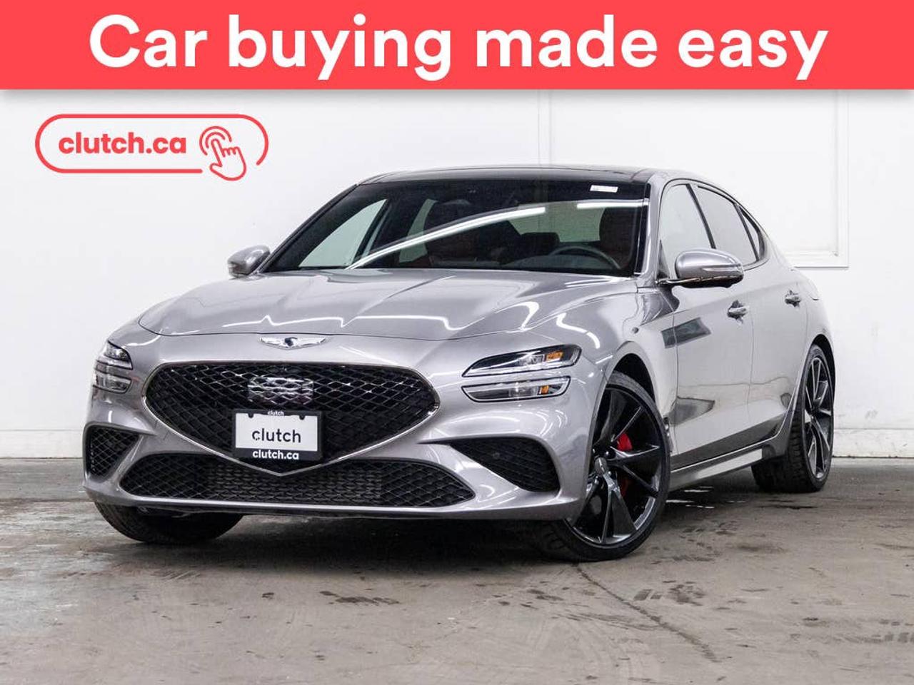 Painted Calipers, Brake Assist, Power Tailgate/Hatch and more!<br> <br>Clutch is the largest online used car retailer in Canada, delivering a seamless, hassle-free car-buying experience to drivers everywhere. Shop thousands of used cars online, get the right one delivered to your door, and enjoy peace of mind with our 10-Day Money-Back Guarantee. How sweet is that? To learn more, visit clutch.ca.<br> <br>The top features for this car include:<br> <br>Electric Parking Brake<br>Painted Calipers<br>Brake Assist<br>Power Tailgate/Hatch<br>Auto Dimming Rearview Mirror<br>Front Heated Seats<br>Ventilated Front Seats<br>Power Lumbar Support<br>Rear Heated Seats<br>Folding Rear Seats<br>Driver Seat Memory System<br>Climate Control<br>Dual Zone Front Climate Control<br>Rear Climate Vents<br>Premium Sound System<br>Speed-Sensitive Volume<br>Bluetooth Music<br>Touchscreen Display<br>GPS Navigation<br>Cruise Control<br>Adaptive Cruise Control<br>Integrated Garage Door Opener<br>12V Outlet<br>Hands Free Device Connectivity<br>Apple CarPlay<br>Android Auto<br>Wireless Charging<br>USB Input<br>Keyless Entry<br>Push Button Start<br>Passive Keyless Entry<br>Heads Up Display<br>Front View Camera<br>Power Folding Exterior Mirrors<br>Rear Seat Reminder<br>Lane Departure Warning<br>Active Lane Keep Assistance<br>Blindspot Sensors<br>Forward Collision Mitigation<br>Rear Collision Warning<br>Rear Cross Traffic Alert<br>Pedestrian Detection<br>Driver Attention Alert<br>Heated Steering Wheel<br>One-Touch Windows<br>Rain Sensing Wipers<br>Rear Window Defroster<br>Sunroof<br>Hill Assistance<br>Automatic High Beams<br>Rear View Camera<br>Parking Sensors<br>Rear Parking Sensors<br>Sport Exhaust<br>Power Driver Seat<br>Power Passenger Seat<br>360 Camera<br>Ambient Lighting<br>App Remote Start<br> <br>Seamless home delivery - Delivery to your door in a matter of days. Available on select packages.<br> <br>Try it out for 10 days - If you do not like it, we will take it back. <br> <br>Quality assured - All cars go through our rigorous 210-point inspection and reconditioning process.<br> <br>Peace of mind - Warranty and protection plans available.<br> <br>Haggle-free - No haggling or hard sells.<br> <br>100% Transparency - Full inspection reports on every car, including high-res photography and a free Carfax report.<br> <br>Listed price is for cash purchase only and does not include taxes, Shipping Fees (if applicable), Delivery Fees (if applicable), government licensing fees.<br> <br>Previous Provincial Registrations:<br>Ontario<br> <br>Stock # 105932