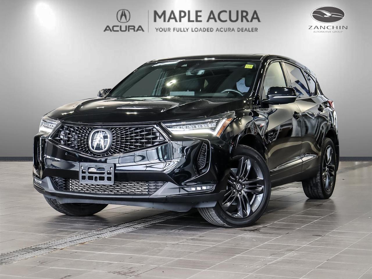 Navigation System, Panoramic Sunroof, 2-ways remote starter, Bluetooth, Remote Start, Lane Departure, Market Value Pricing, Not a Rental, Local Trade, 30 Day 1,000km safety related and 90 Day 5,000 km engine and transmission warranty, Acura Certified Vehicles come with an Acura 7 yrs / 160,000 km Certified Warranty., ** All vehicles are all in priced, No additional fees are applied., AWD, 4G LTE Wi-Fi Hotspot, Acura Navigation System w/Voice Recognition, AcuraLink Subscription Services, Automatic temperature control, Delay-off headlights, Dual front side impact airbags, Electronic Stability Control, Front anti-roll bar, Heated & Ventilated Front Bucket Seats, Heated front seats, Illuminated entry, Knee airbag, Power windows, Radio: AM/FM/MP3 ELS Studio 3D Premium Audio Sys, Rear window wiper, Security system, SiriusXM, Speed-sensing steering, Steering wheel mounted audio controls, Telescoping steering wheel.

Recent Arrival! 2023 Acura RDX A-Spec Package SH-AWD
SH-AWD 2.0L 16V DOHC 10-Speed Automatic AWD


** All vehicles are all in priced, No additional fees are applied. Buying an used vehicle from Maple Acura is always a safe investment. We know you want to be confident in your choice and we want you to be fully satisfied. Thats why ALL our used vehicles come with our limited warranty peace of mind package included in the price. No questions, no discussion - 30 days or 1,000 km safety related warranty 90 days or 5,000 kilometre powertrain coverage. From the day you pick up your new car you can rest assured that we have you covered.