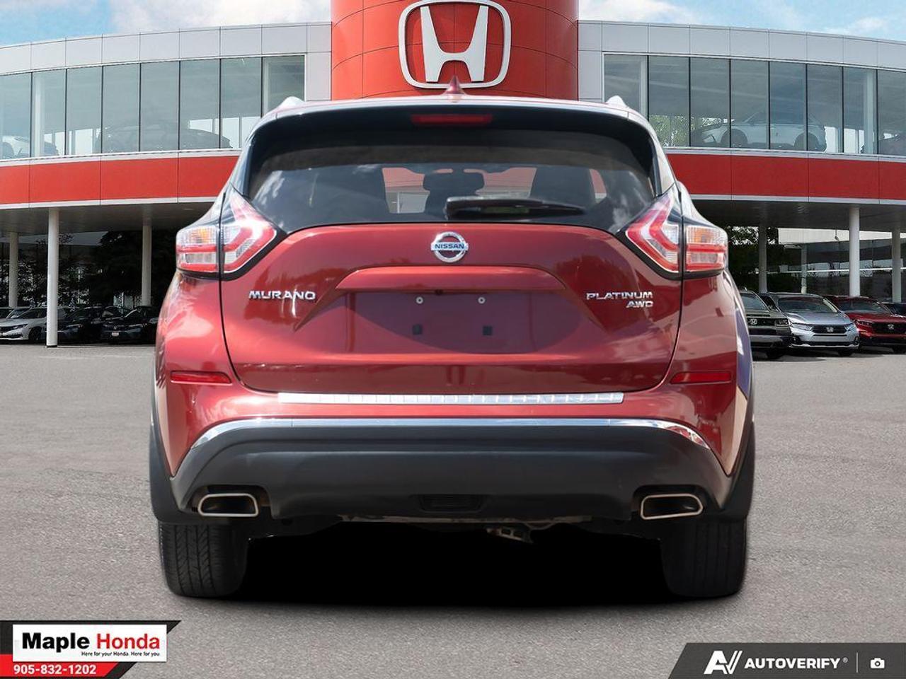 2018 Nissan Murano Leather|Sunroof|Heated Seats|One Owner |Clean Carf Photo4
