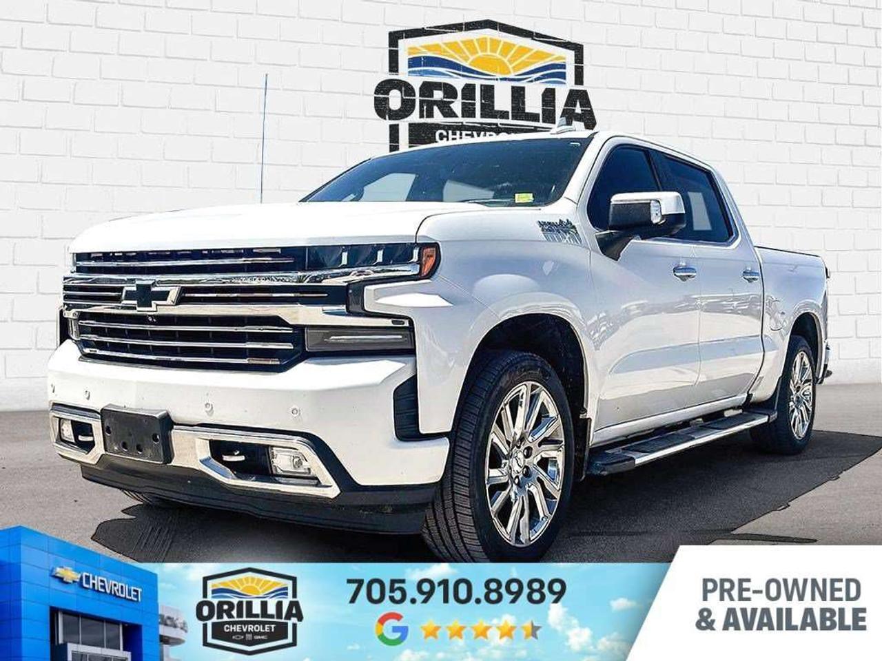 Pearl 2019 Chevrolet Silverado 1500 High Country 4D Crew Cab 4WD
10-Speed Automatic EcoTec3 6.2L V8


Did this vehicle catch your eye? Book your VIP test drive with one of our Sales and Leasing Consultants to come see it in person.

Remember no hidden fees or surprises at Jim Wilson Chevrolet. We advertise all in pricing meaning all you pay above the price is tax and cost of licensing.