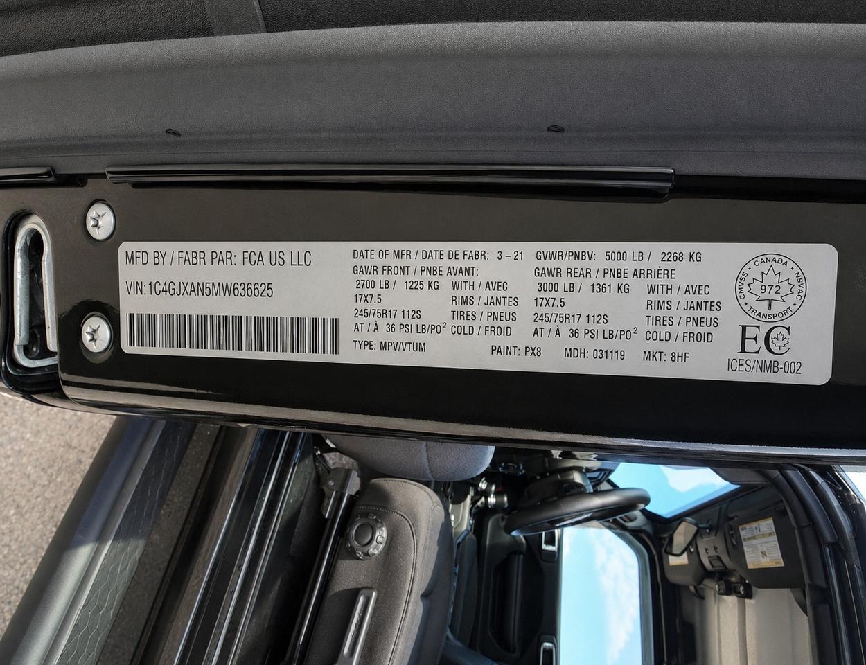 2021 Jeep Wrangler Sport 2Dr | Hard Top | Side Steps | 4X4 Photo